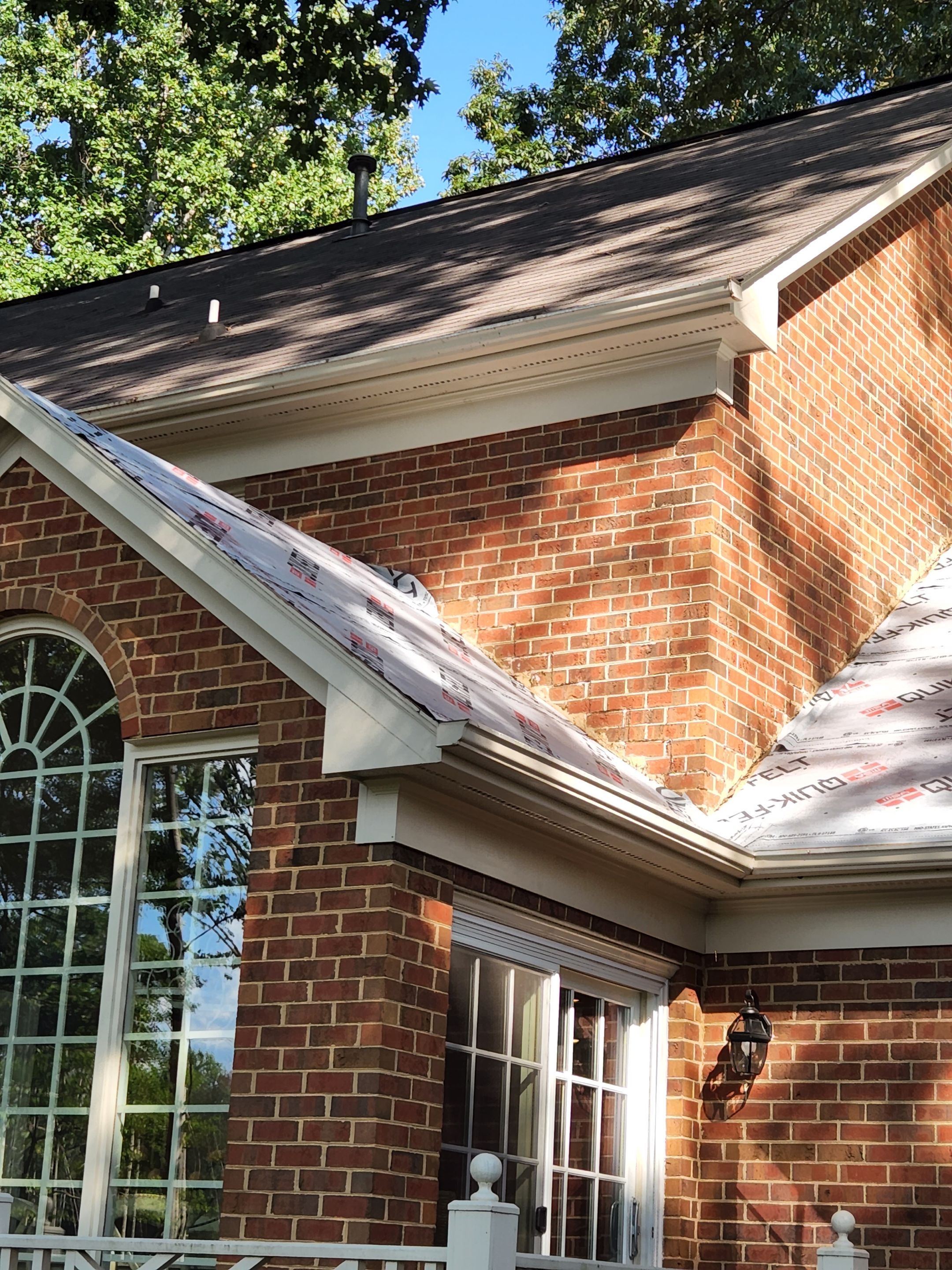 Roof Replacement using Gaf HDZ Charcoal by Just In Time Roofing and Restoration