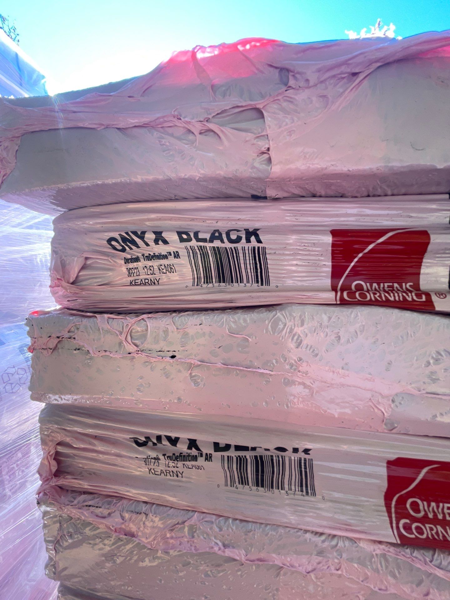 Residential Roofing Installation using Owens Corning TruDefinition Onyx Black by A Plus Exterior