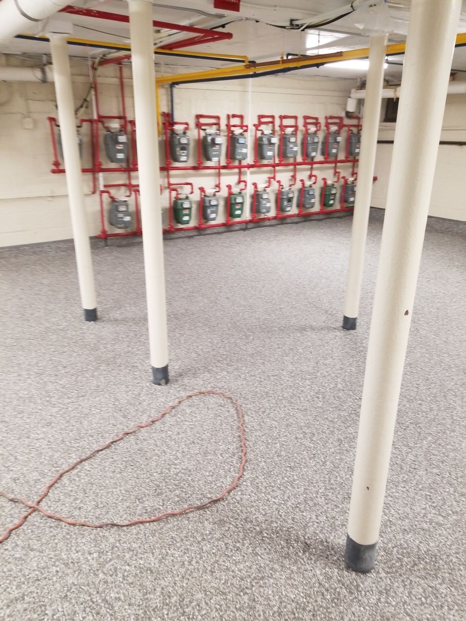 Laundry Room Floor Coating using Penntek- Silver Creek by Spectrum Painting, LLC
