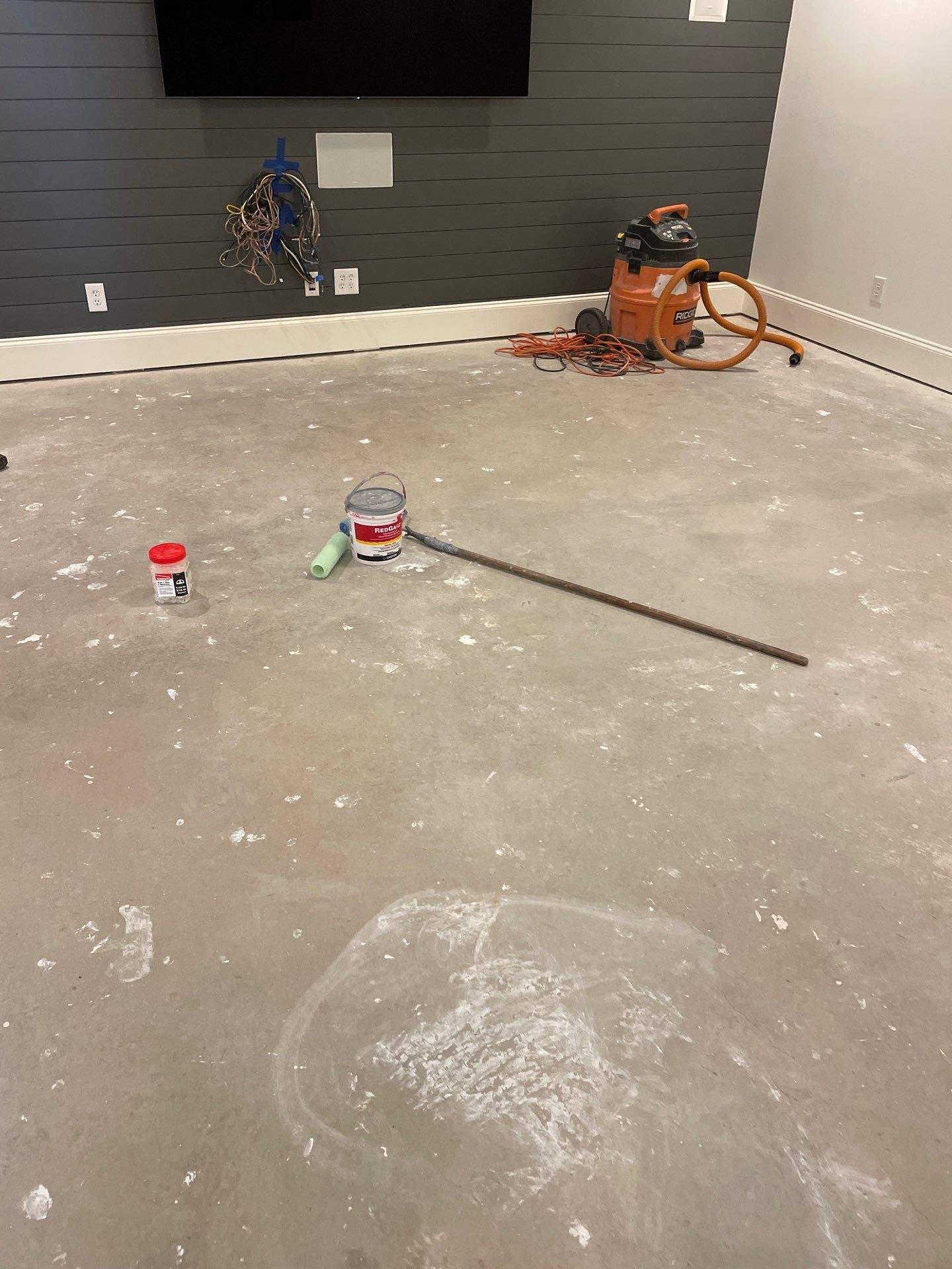 Herringbone basement floor by Footprints Bath and Tile of East Atlanta