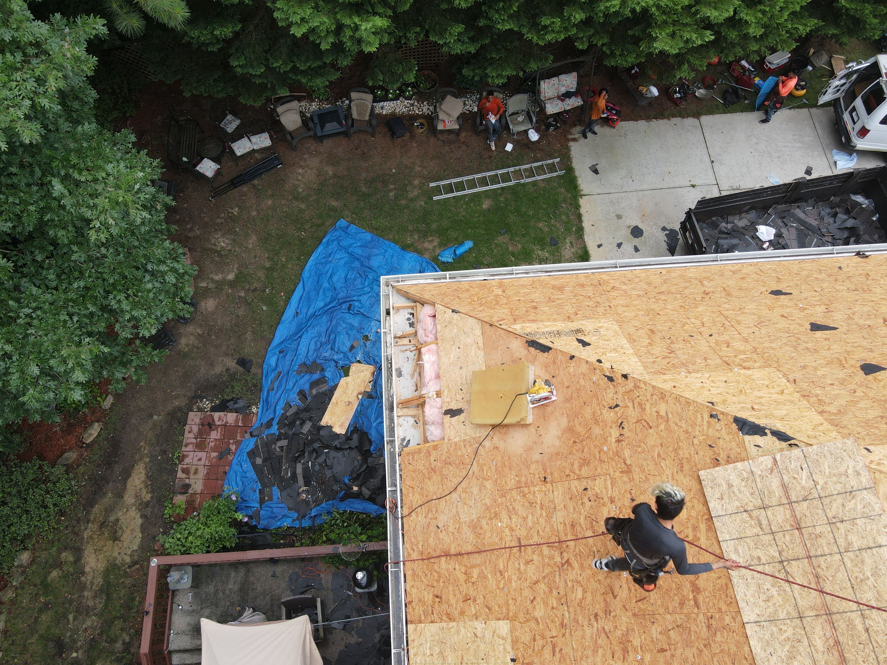 Residential Roofing Installation using Owens Corning by Inspector Roofing and Restoration