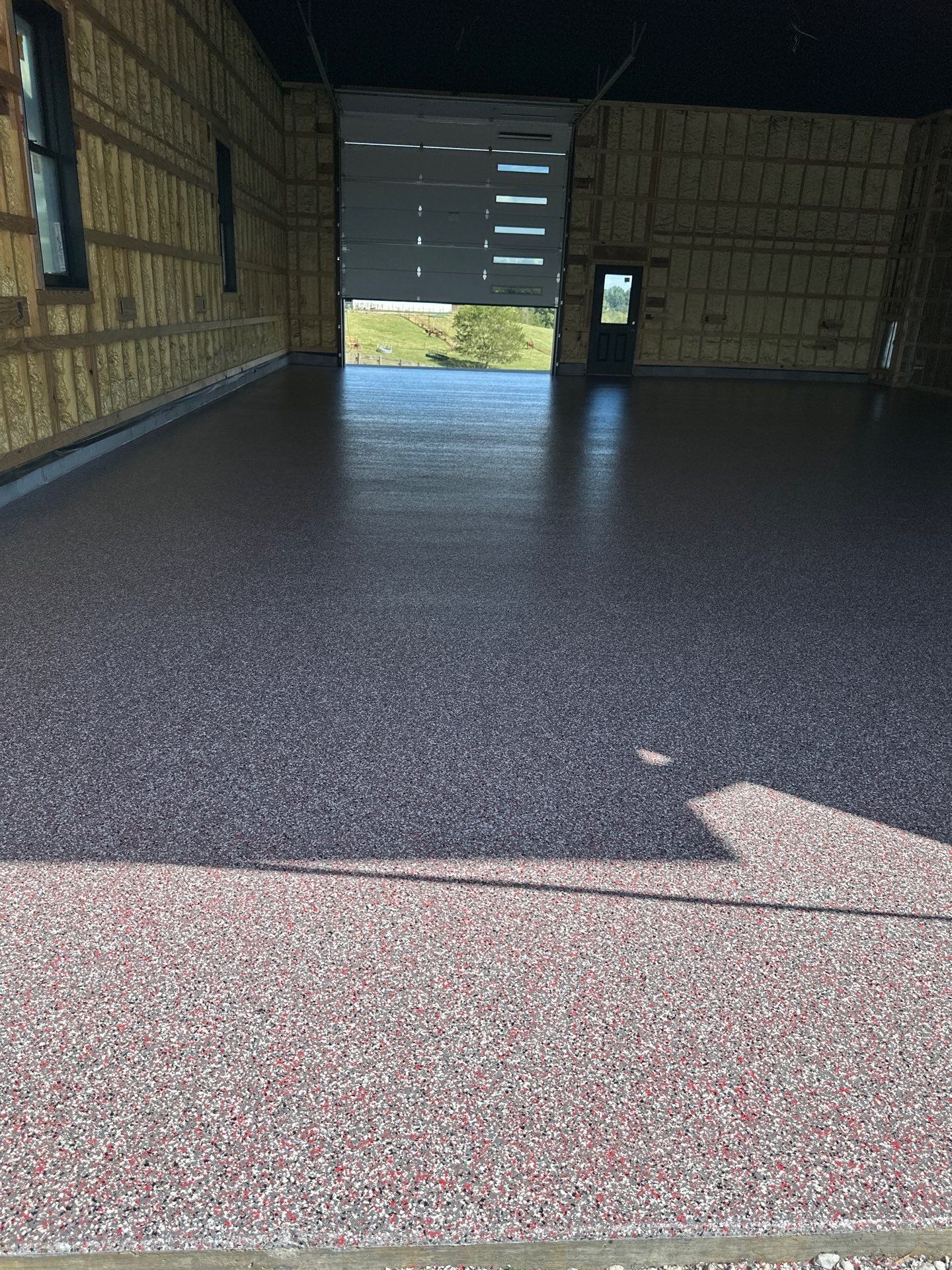 Garage Floor Coating using Custom Color by My Garage Floor Guys