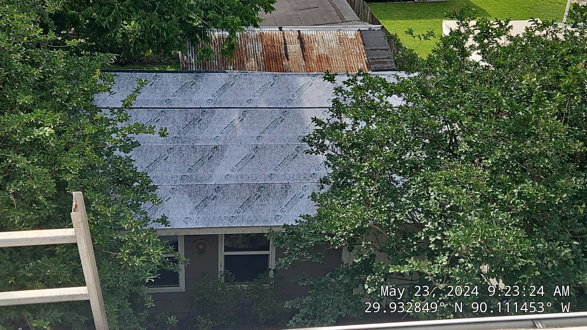 Project in New Orleans by Robertson Roofing & Siding Inc