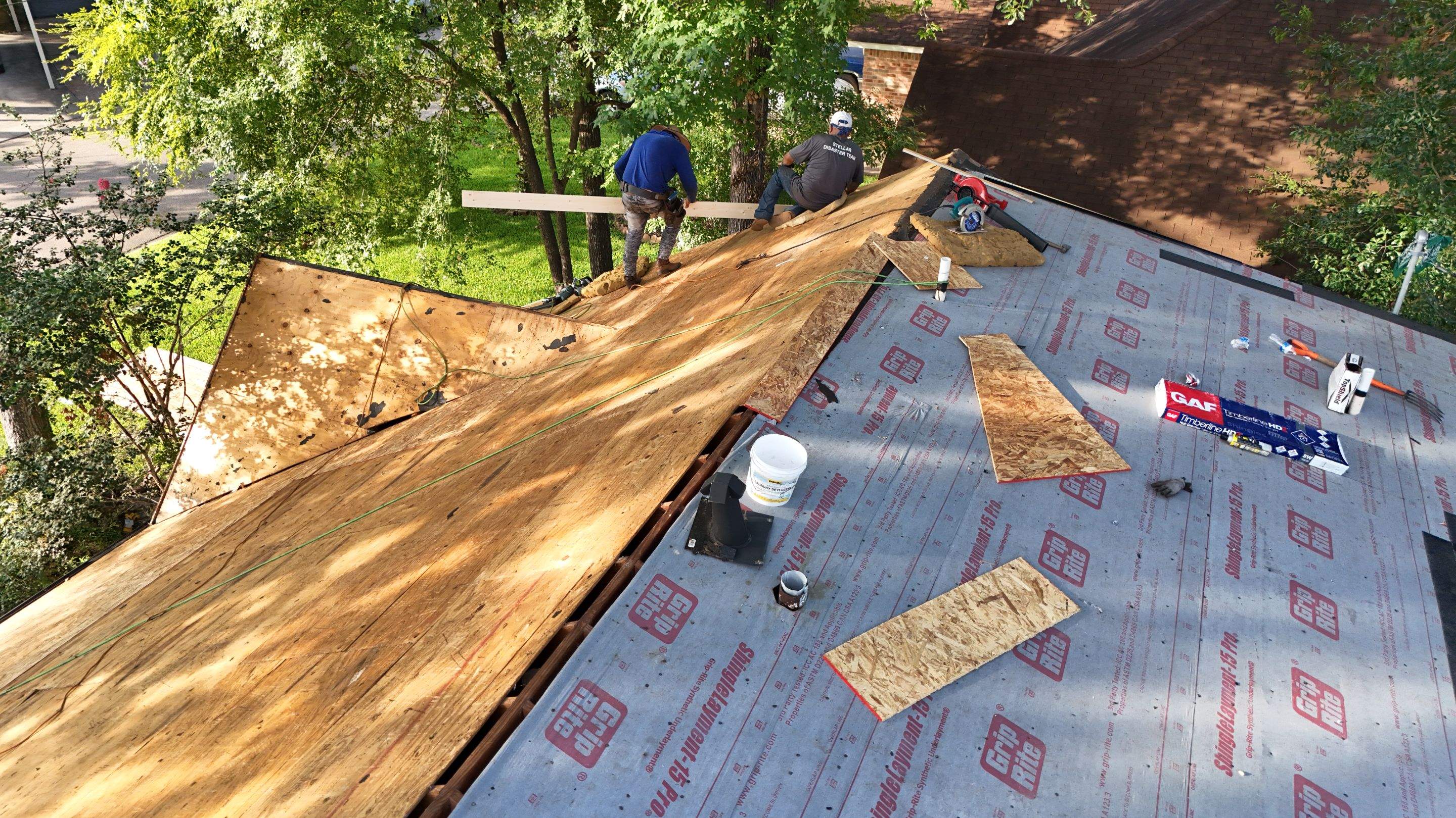 Roof Replacement with Fascia & Soffit Repairs — Conroe, TX by PL Roofing & SB Roofing, LLC.