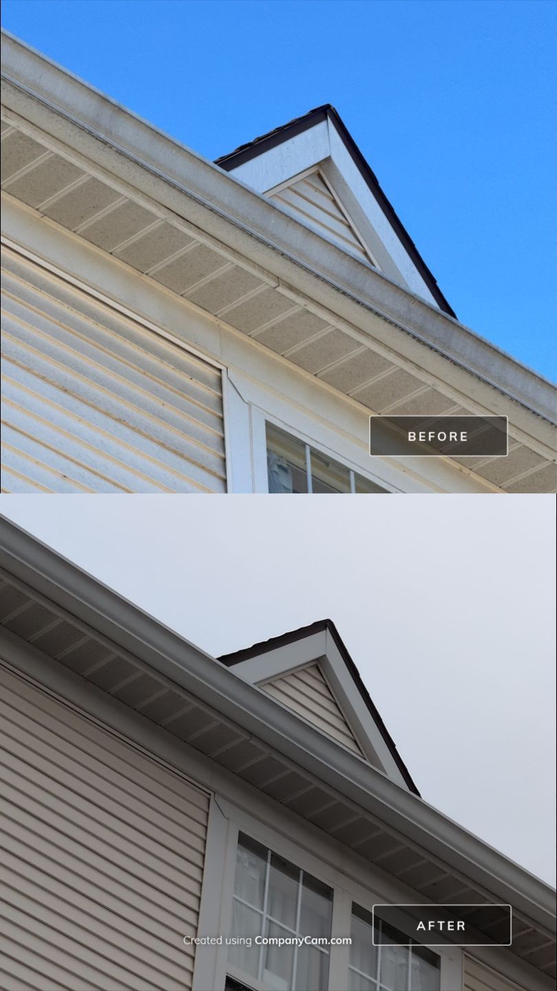 Extended Stay America West Dundee Building Wash by Simmons Power & Soft Washing