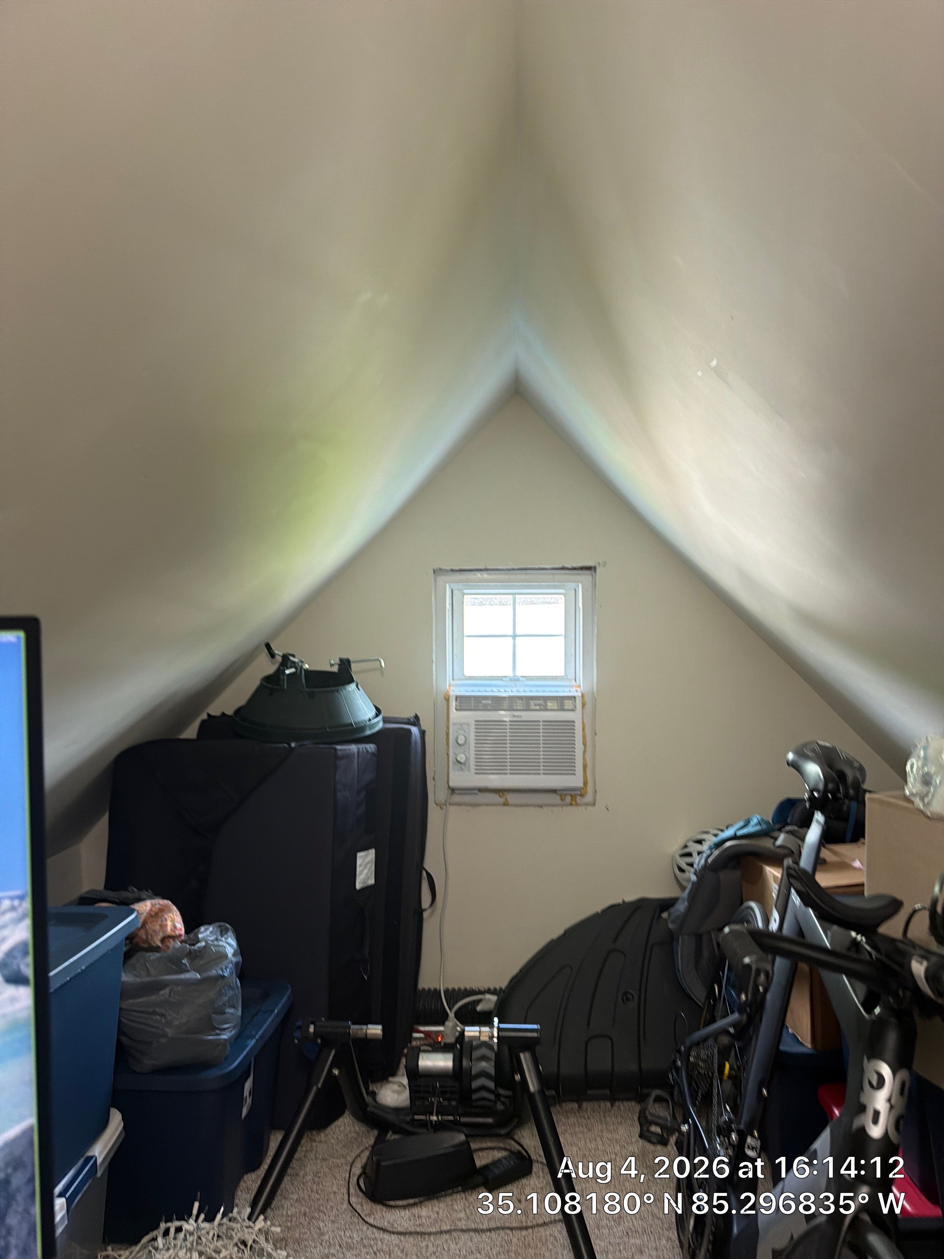 Attic Drywall Demolition and Insulation Board Installation in Chattanooga by CompanyCam Sales Demo