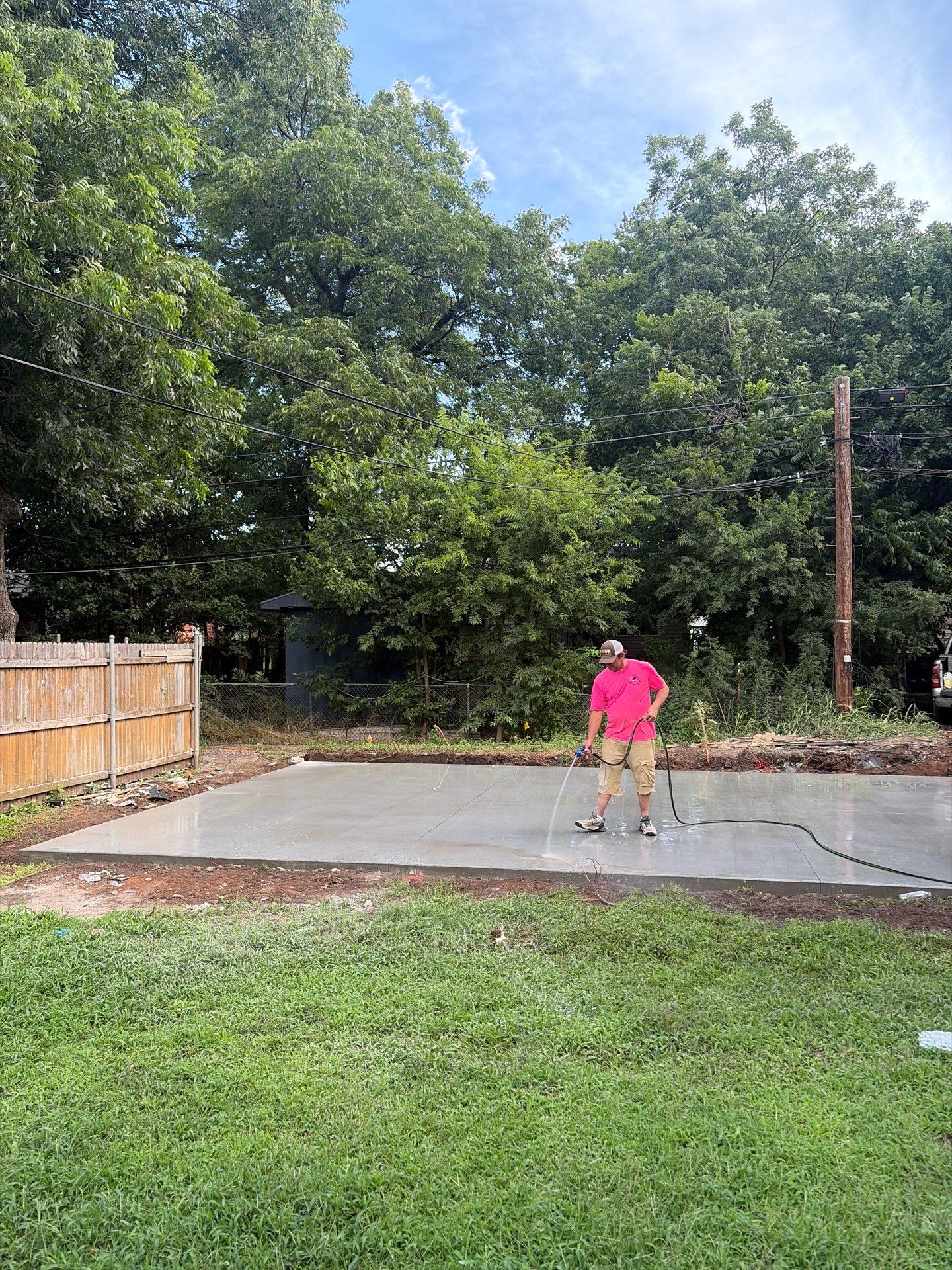 Demo , Concrete Pad, And Cedar Fence by Clays Services Inc