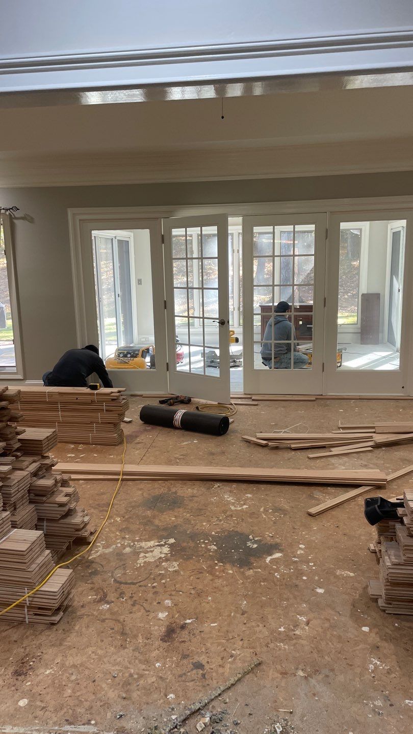 New 2.25" solid red oak by Footprints Floors of East Atlanta