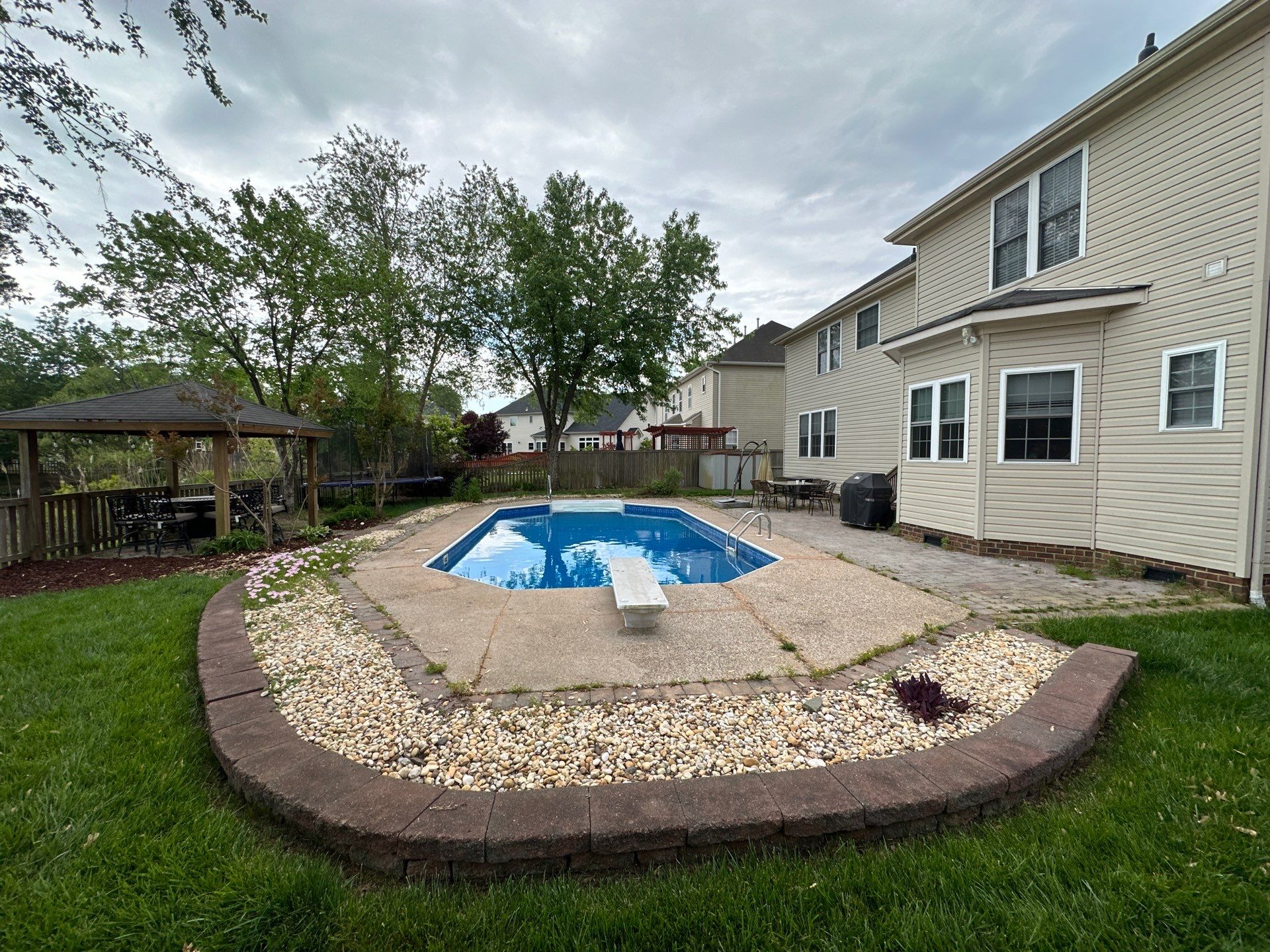 Project in Virginia Beach by Sam The Concrete Man Virginia Beach