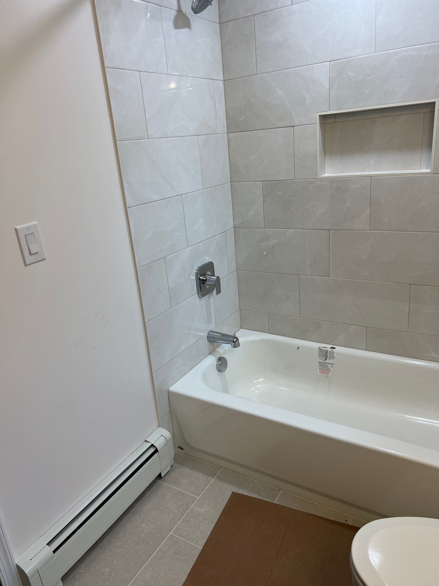 Bathroom renovation by A R Crowell Plumbing/Finishing Touch Remodeling
