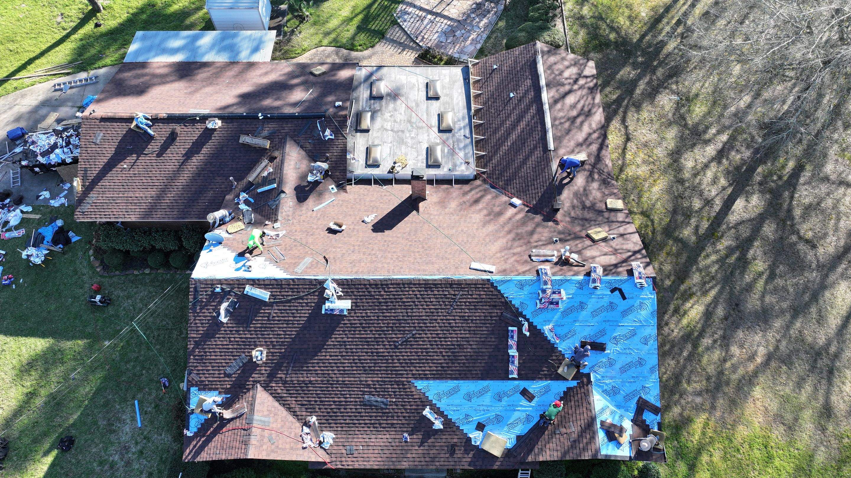 Complete Roof Replacement — Huntsville, TX by PL Roofing & SB Roofing, LLC.