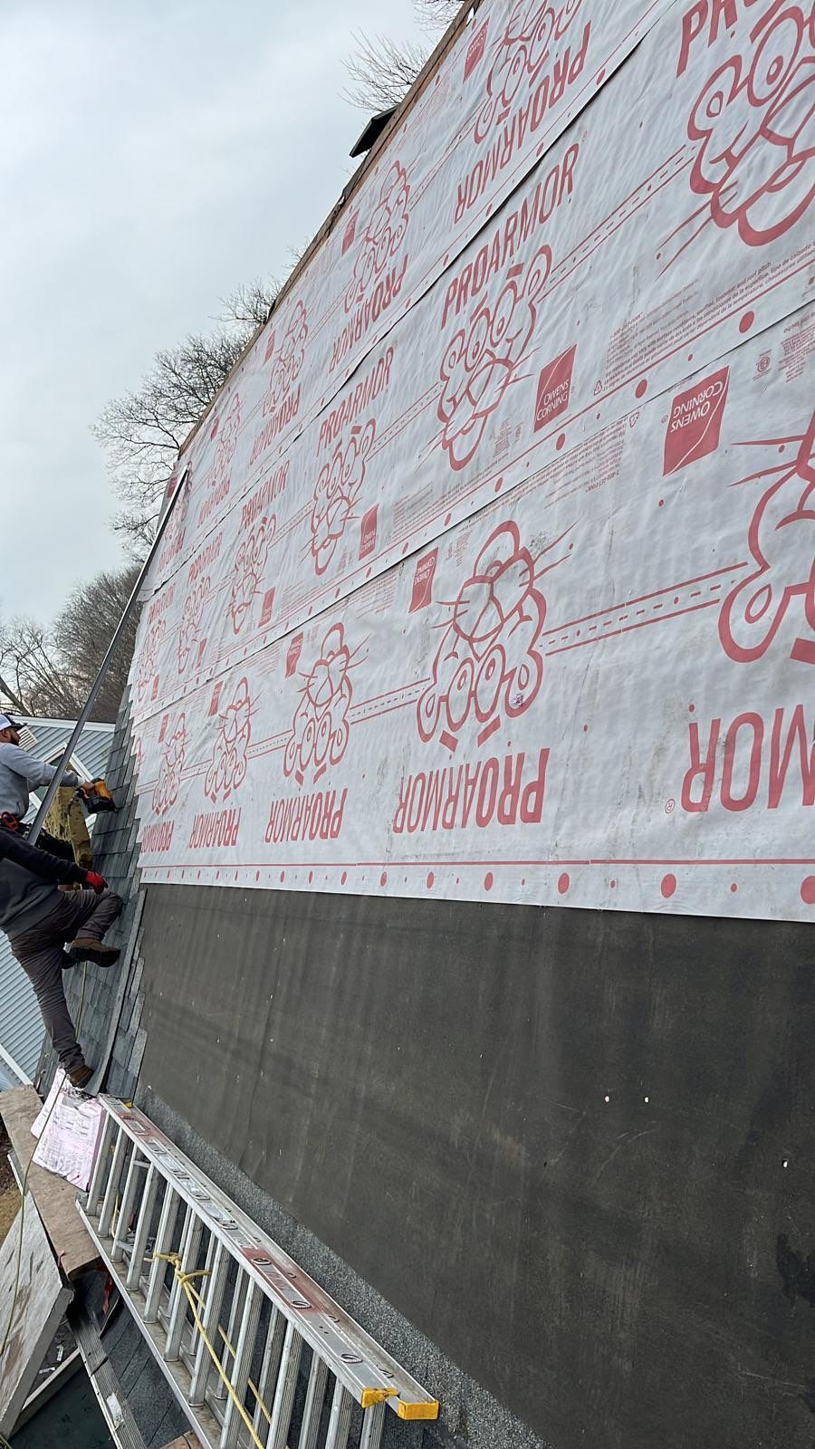 Residential Roofing Installation using Owens Corning TruDefinition Duration - Estate Gray by A Plus Exterior