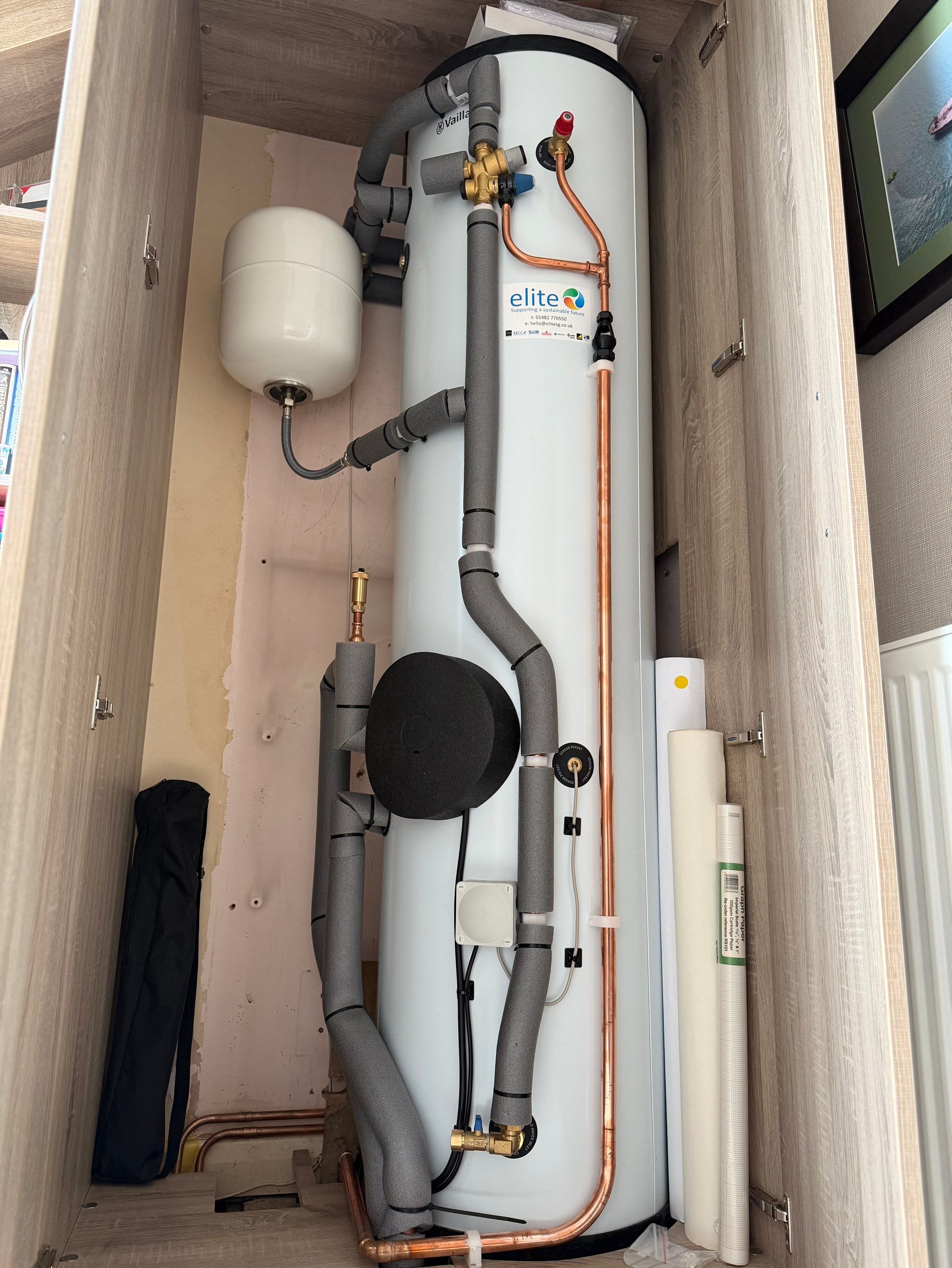 🔥 Another Successful Air Source Heat Pump Installation 🔥 by Elite Services Group Ltd