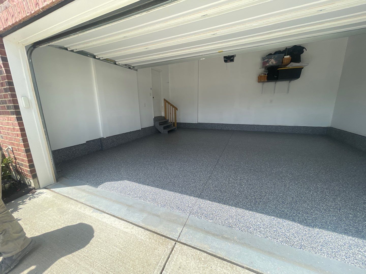 Garage Floor using Galaxy Blue by Your1DayFloor.com