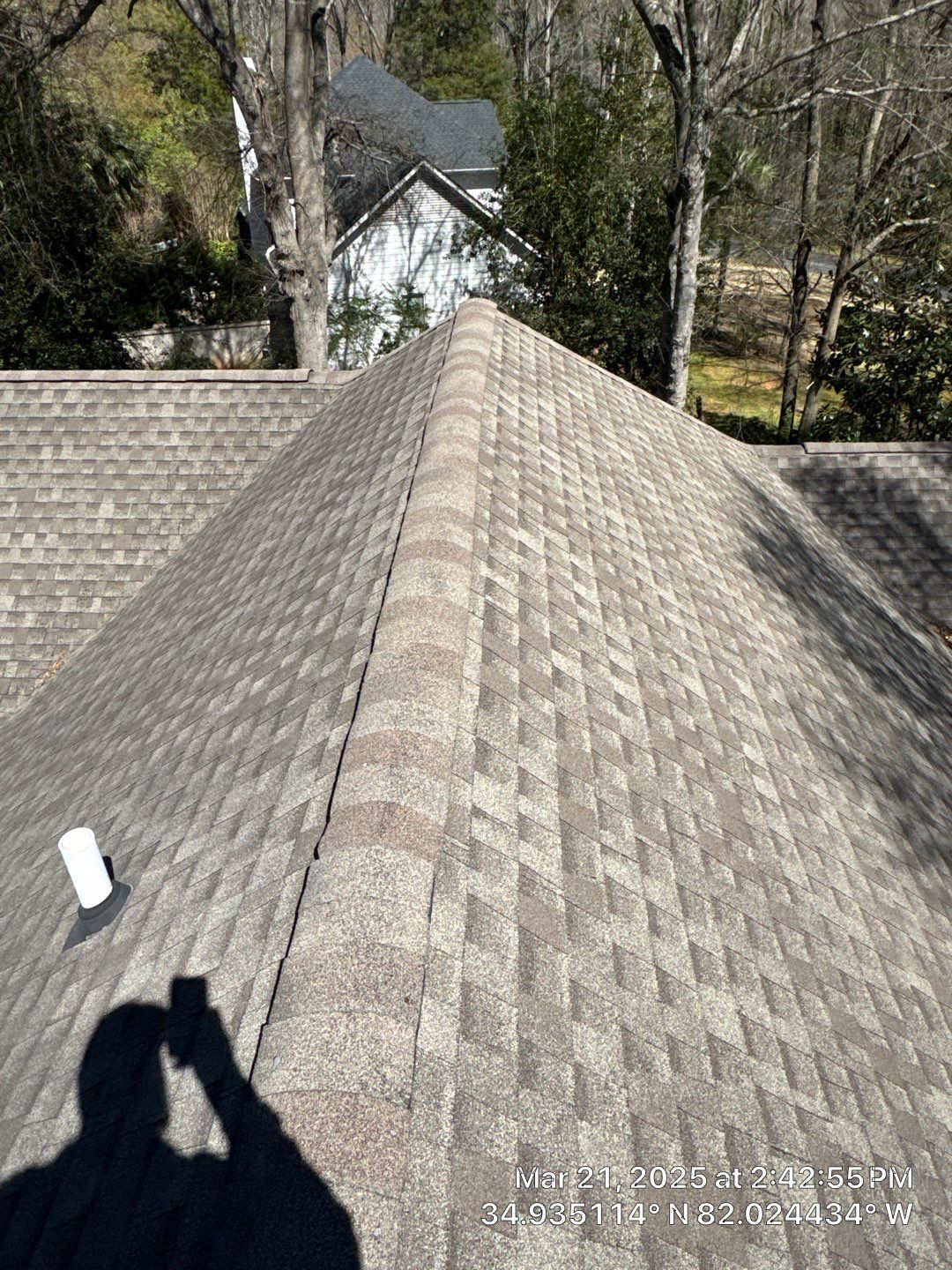 Spartanburg Residential Roof Replacement with Architectural Shingles and Skylights by Roofers LLC
