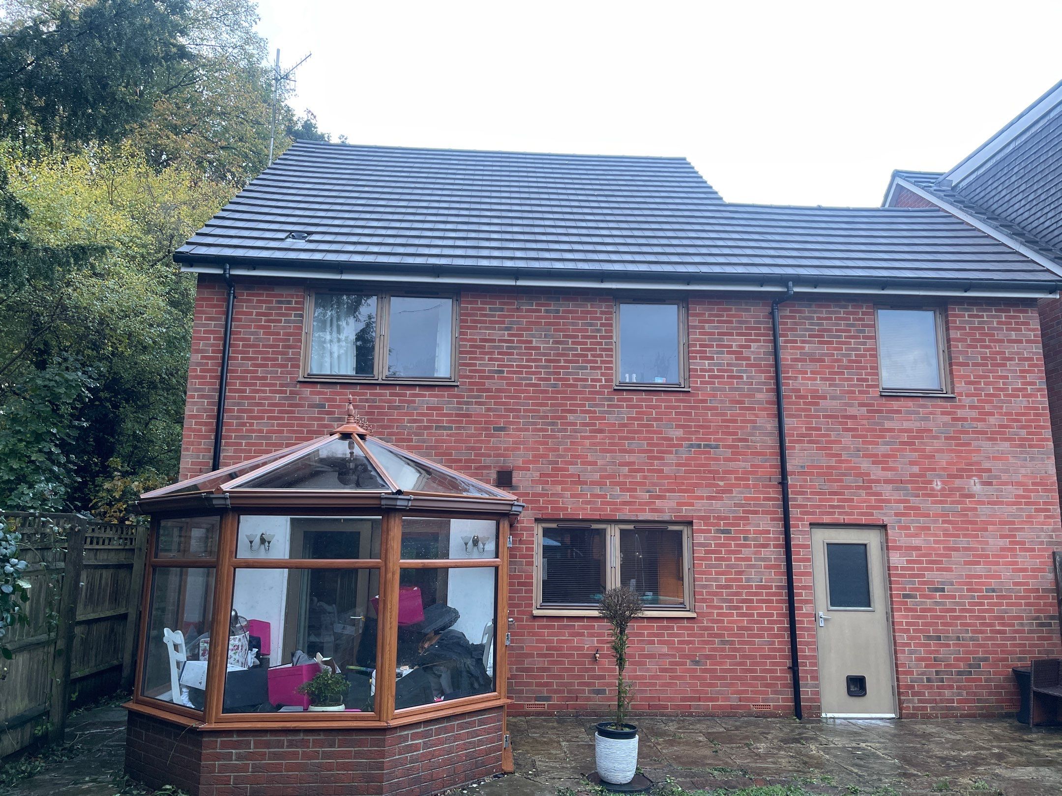 Roof Clean and Biocide Treatment using Honda 15lpm Low Pressure Washing Machine by Ges Exterior Cleaning ltd