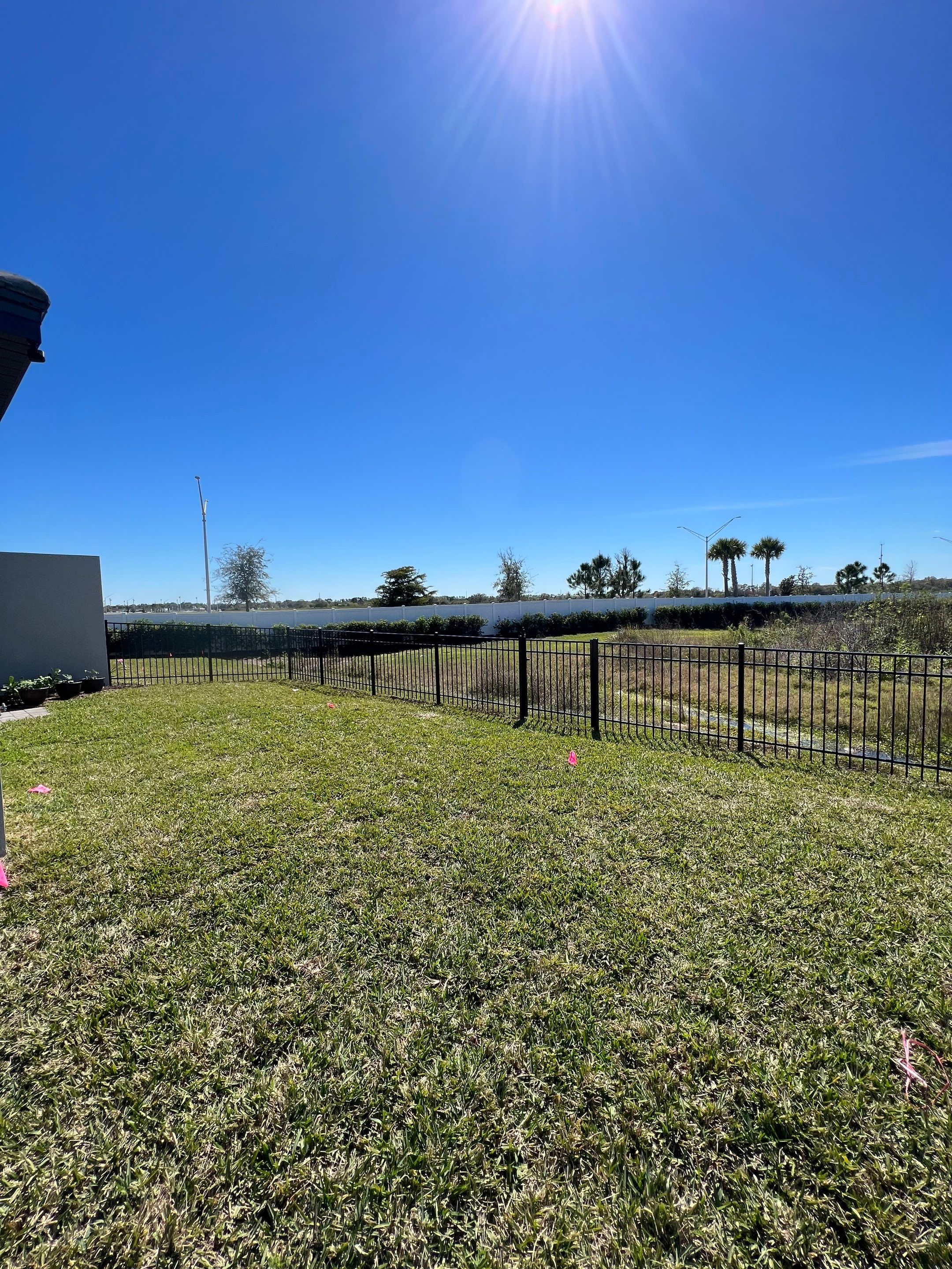 Aluminum Fence Installation using Black 3 Rail Aluminum Fence by Asap fence and gates, LLC