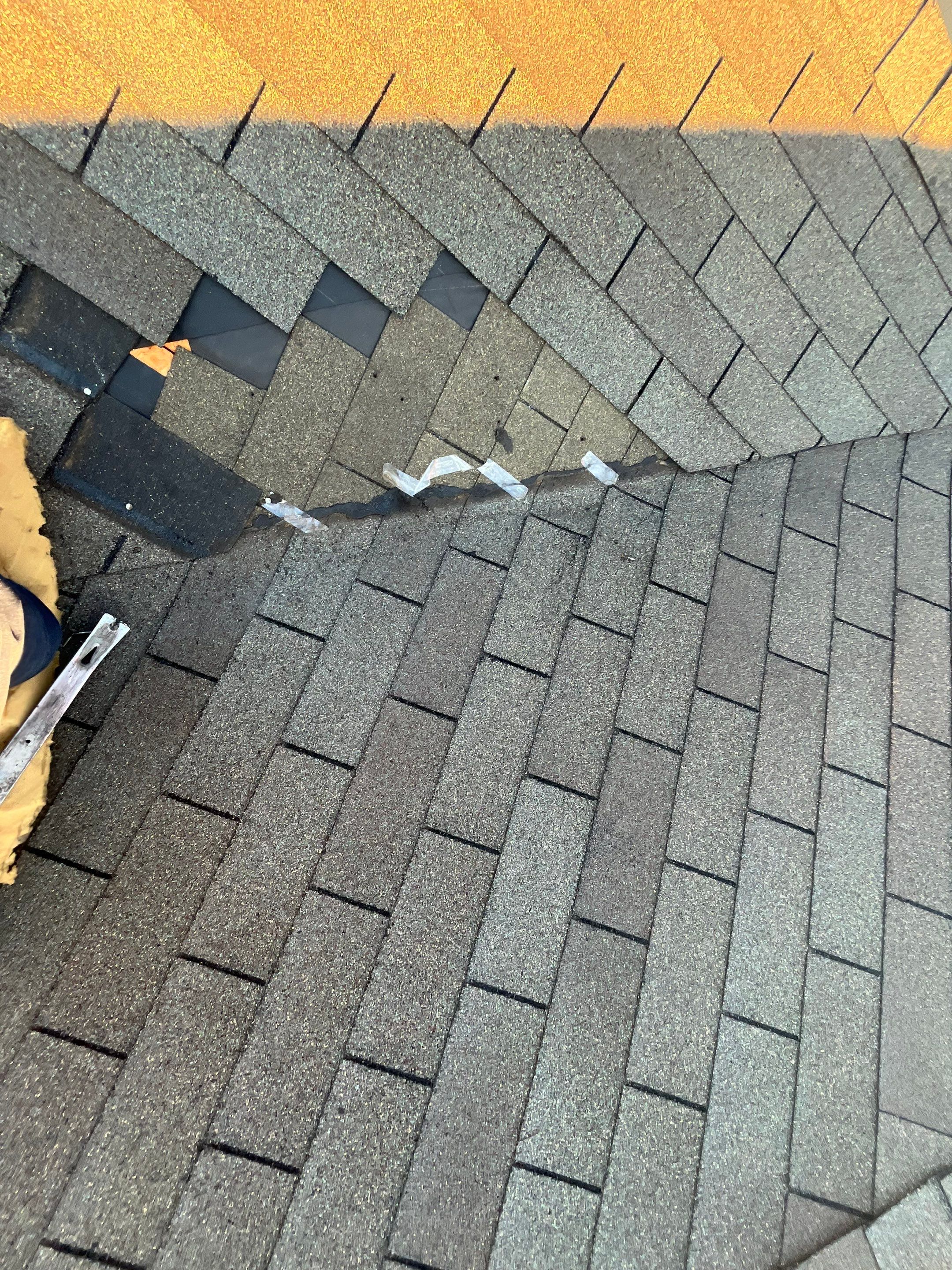 Hail Damage using Owen's Corning Duration (Lifetime) Shingles by Roof Repair Company