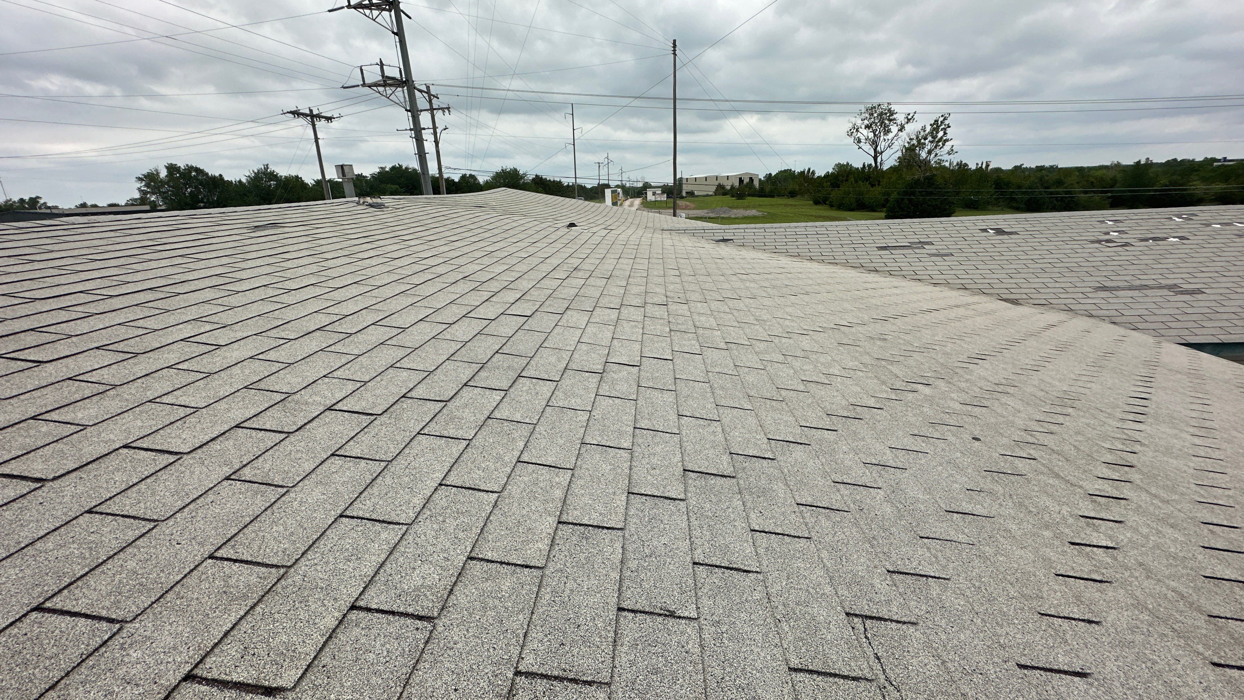 Reroof using GAF HDZ Weathered Wood by Castillo Roofing
