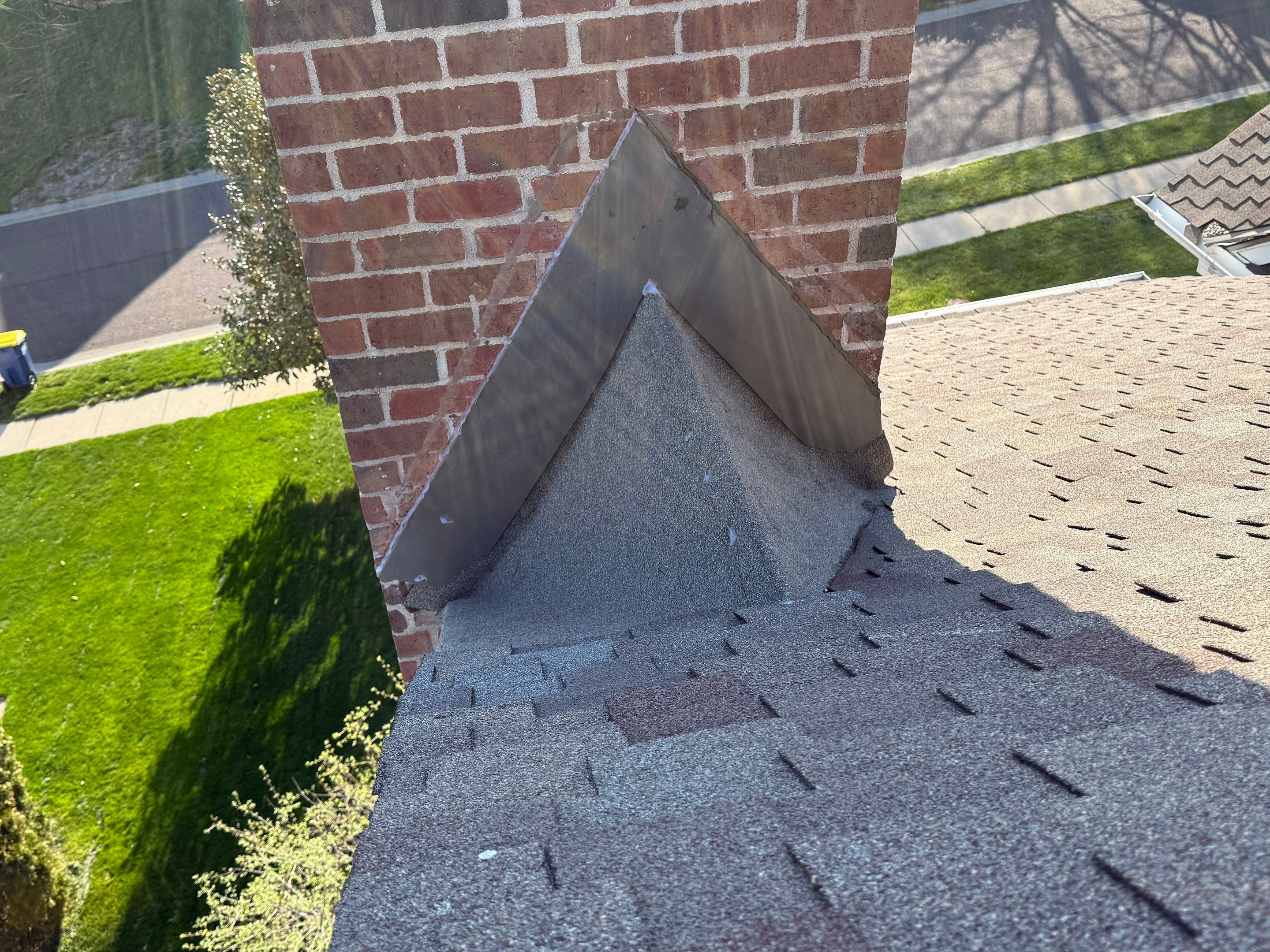 Asphalt Shingle Roof Repair and Chimney Flashing in Overland Park by Summit Roofing