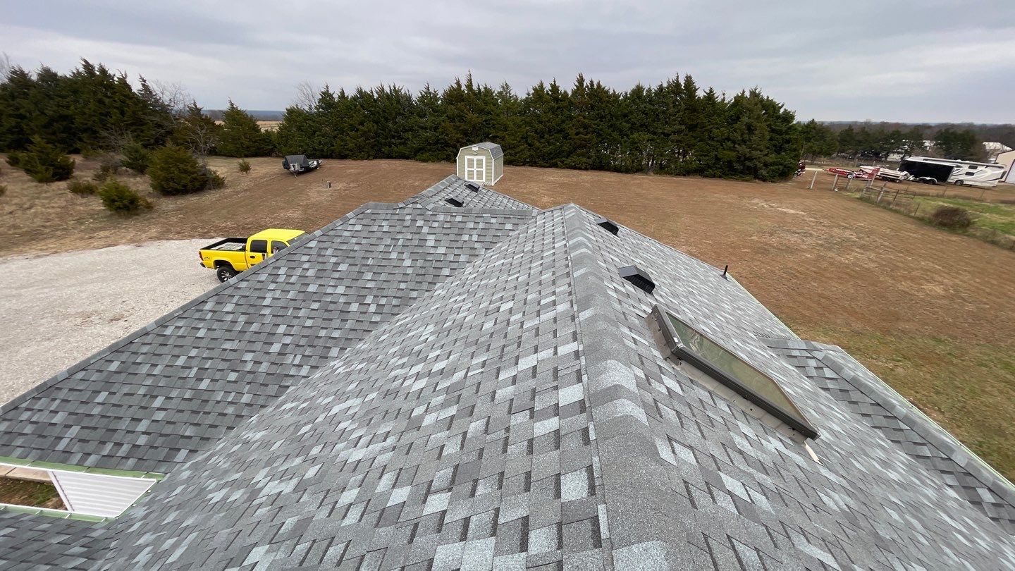 Multi Structure Residential Roofing + Gutters & Downspouts Install by Titan Commercial & Residential Roofing 