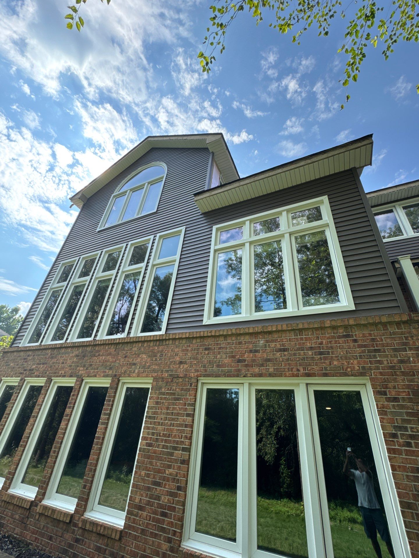 Siding Replacement using Alside Odyssey D4" Flagship Brown by 180 Contractors