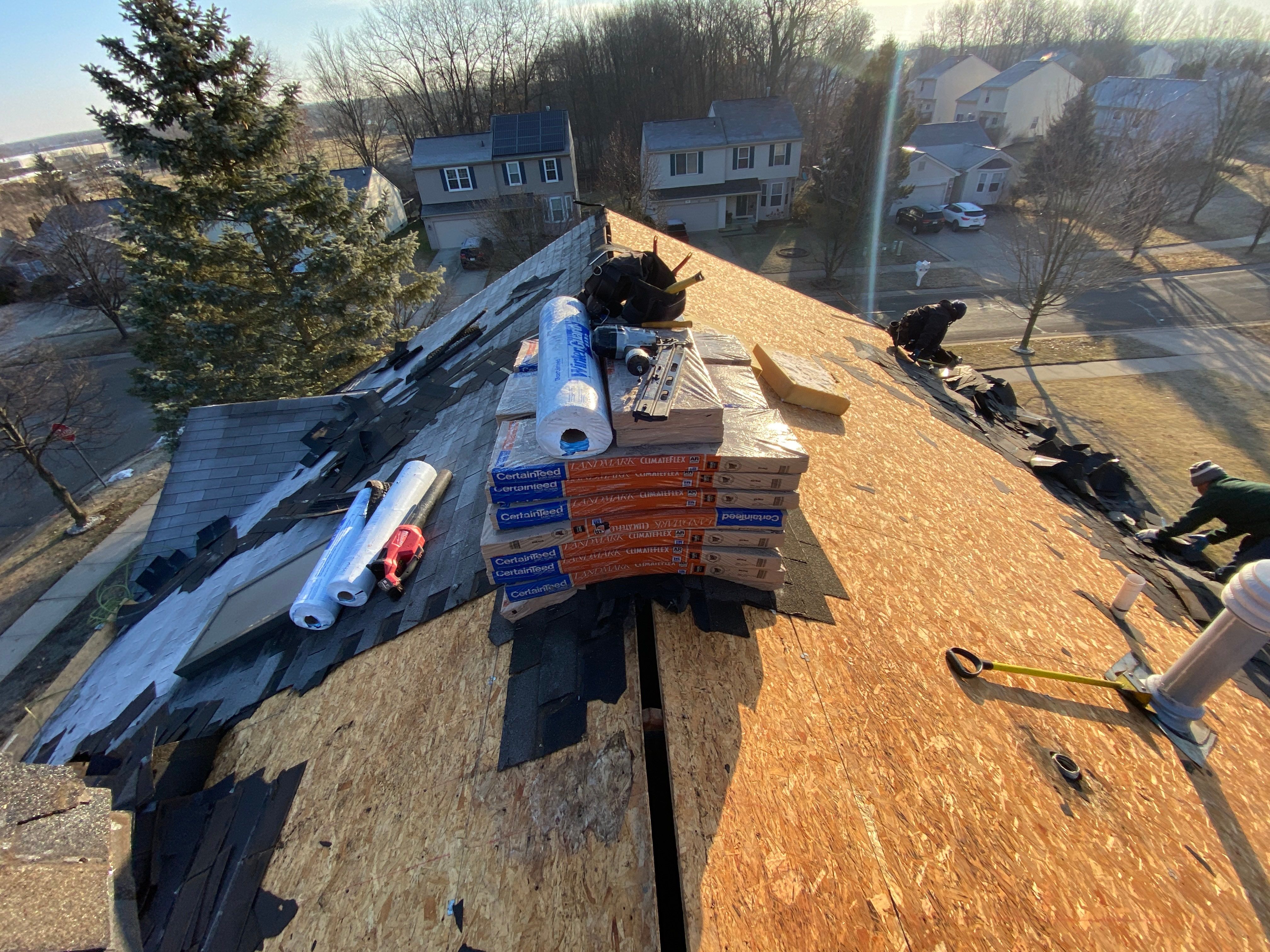 Roof Replacement using Certainteed Landmark Climate-Flex by 180 Contractors