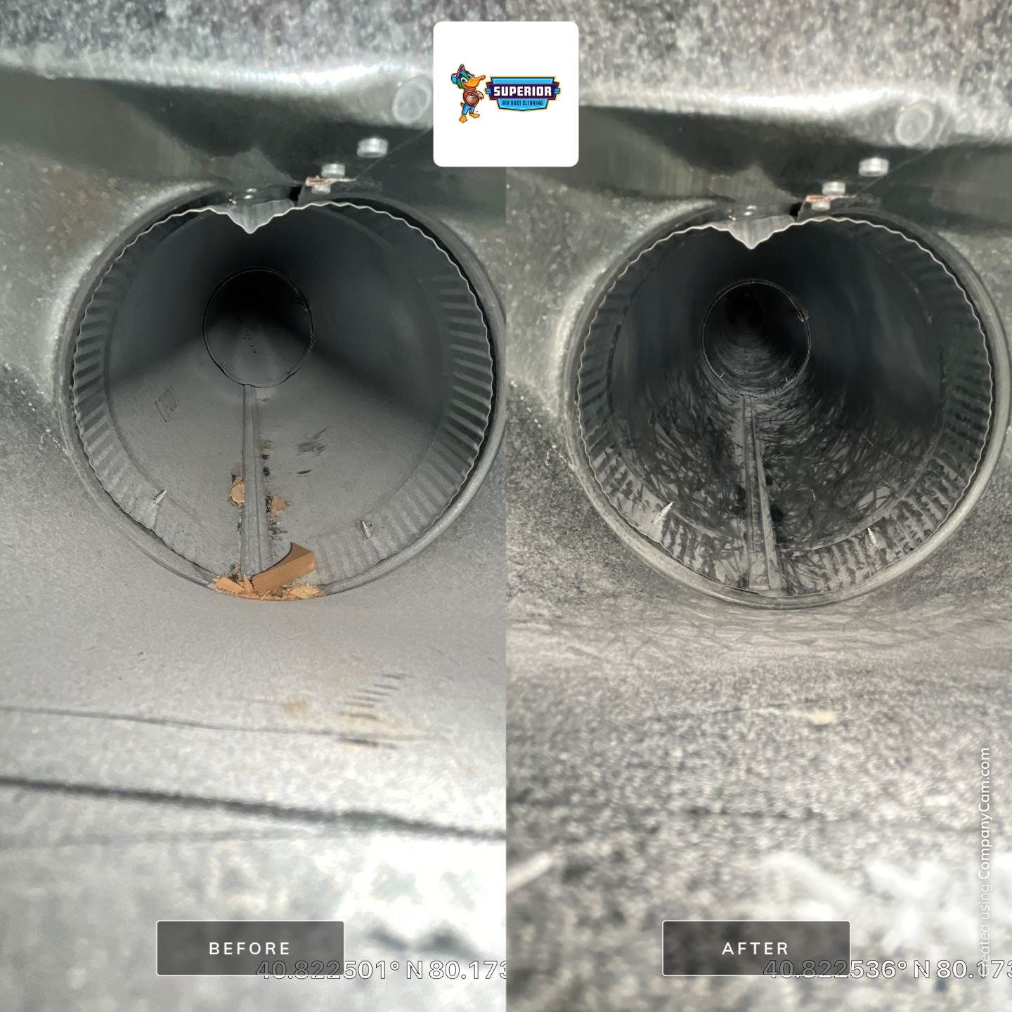Air Duct Cleaning With a Vacuum Truck in Fombell, PA by Superior Air Duct Cleaning