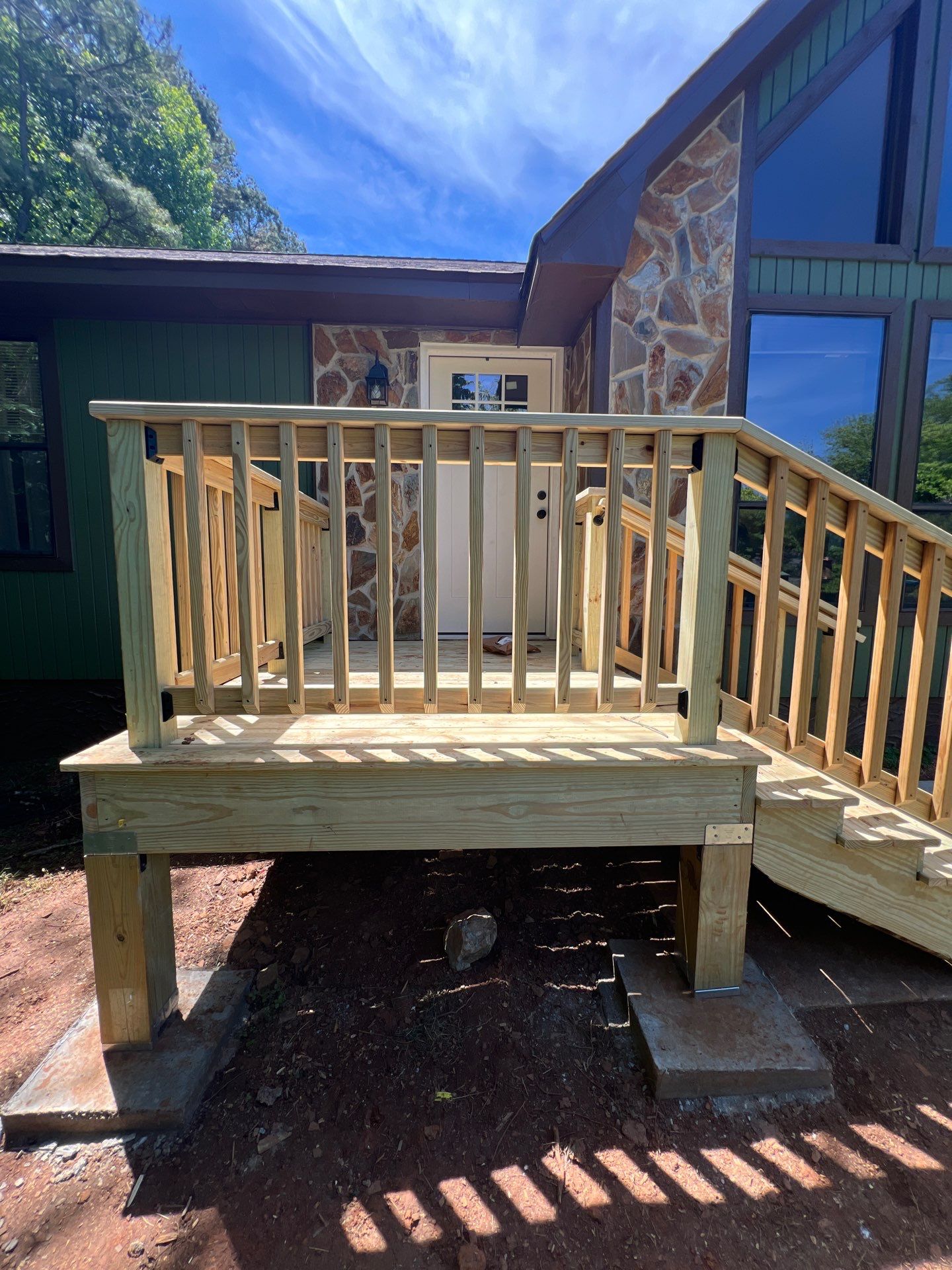 Kennesaw, GA Deck Build using Pressure Treated Pine by Nelson Exteriors