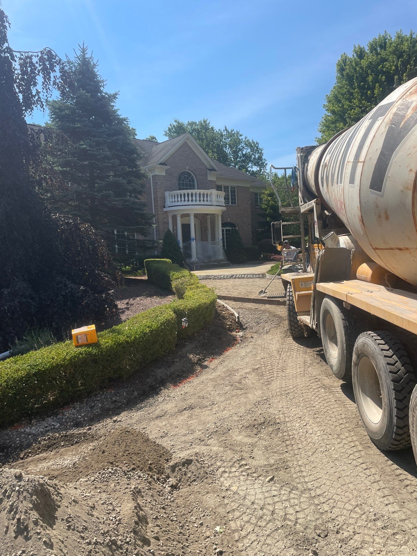 Stunning Driveway Remodel - Mendham, NJ by Architectural Concrete Design