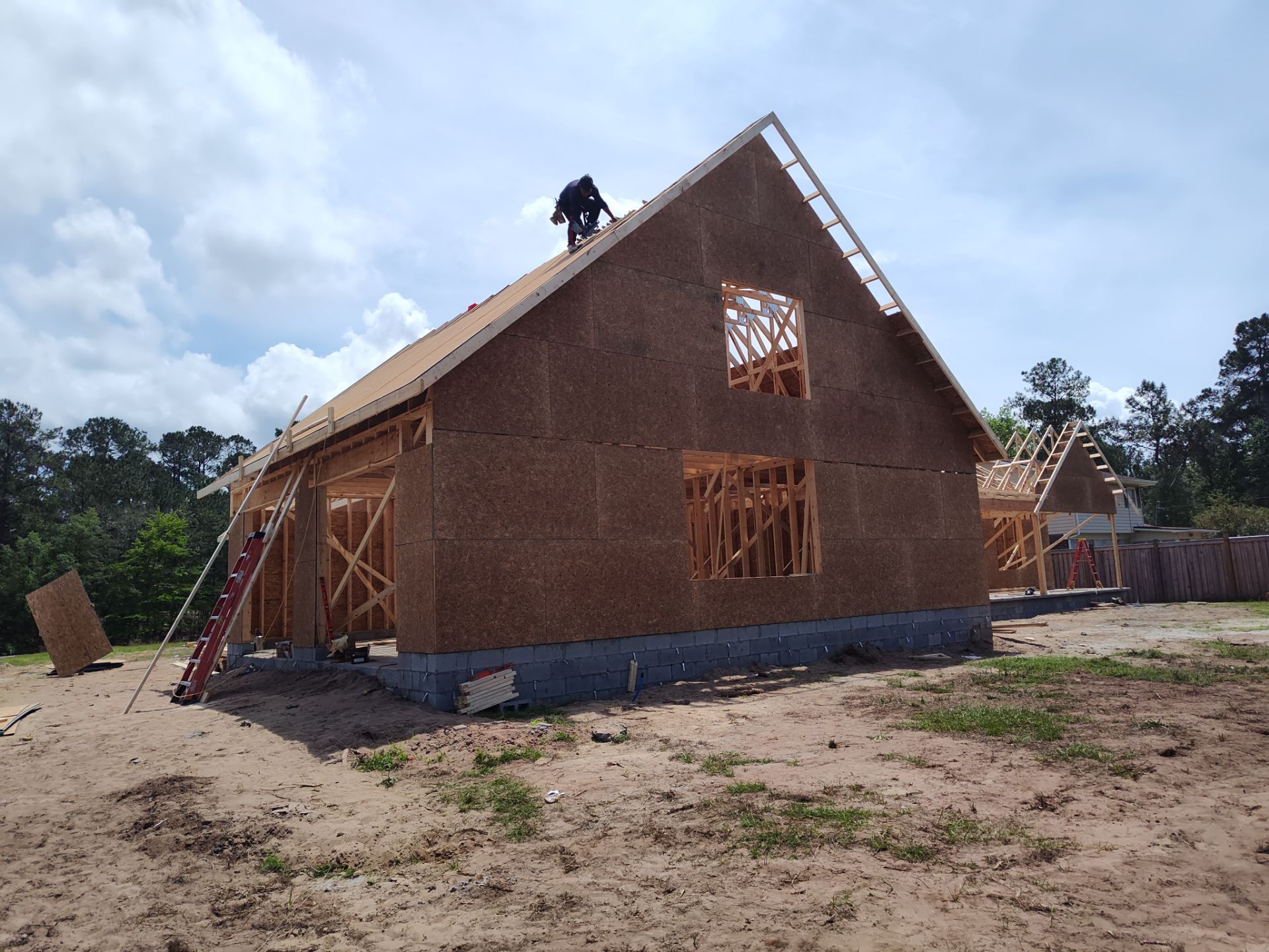 Home under constrution by Cornerstone Home Builders, LLC