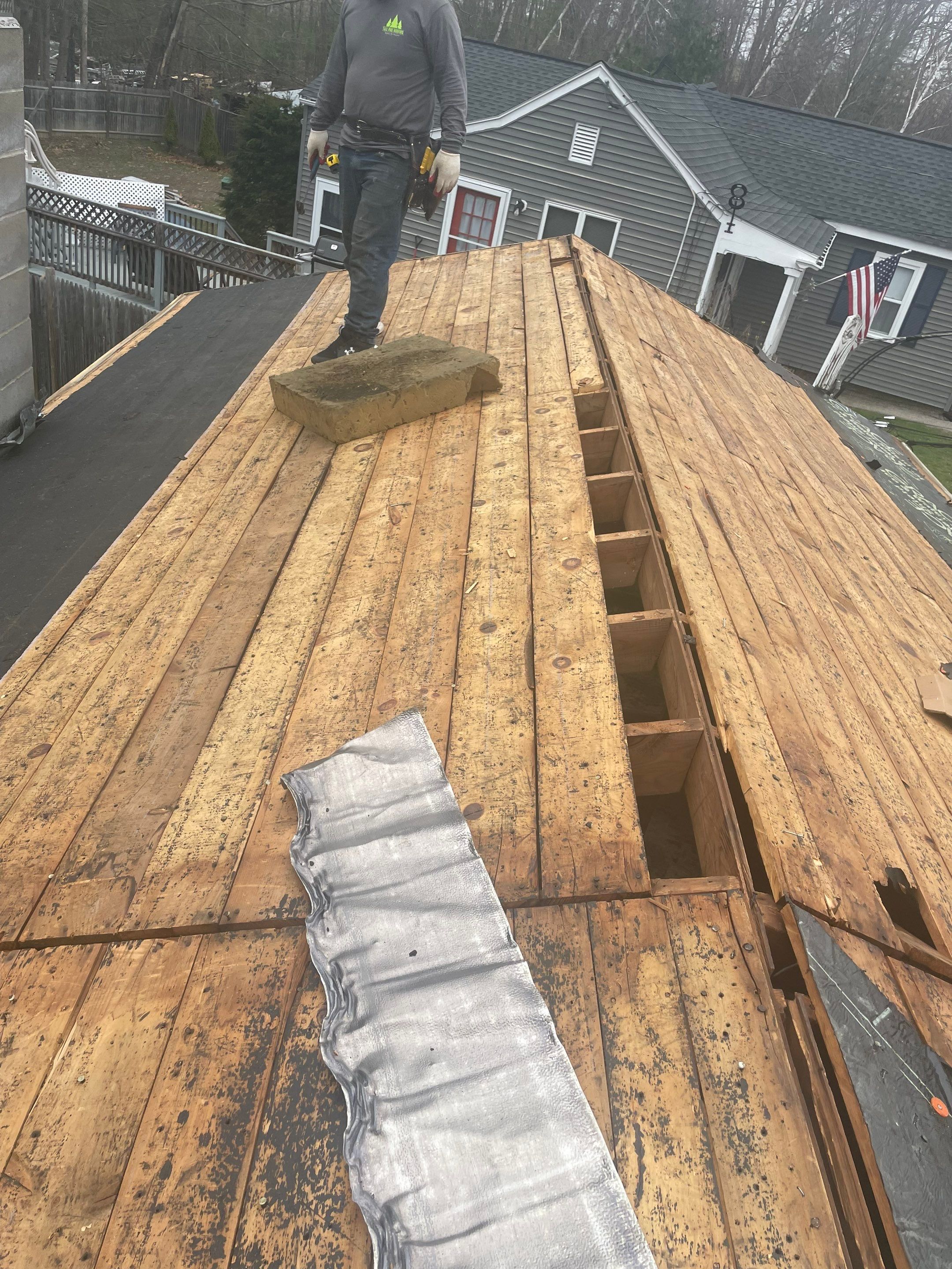 Residential Asphalt Roofing Replacement with IKO Cambridge Shingles in North Hampton by Tall pine roofing