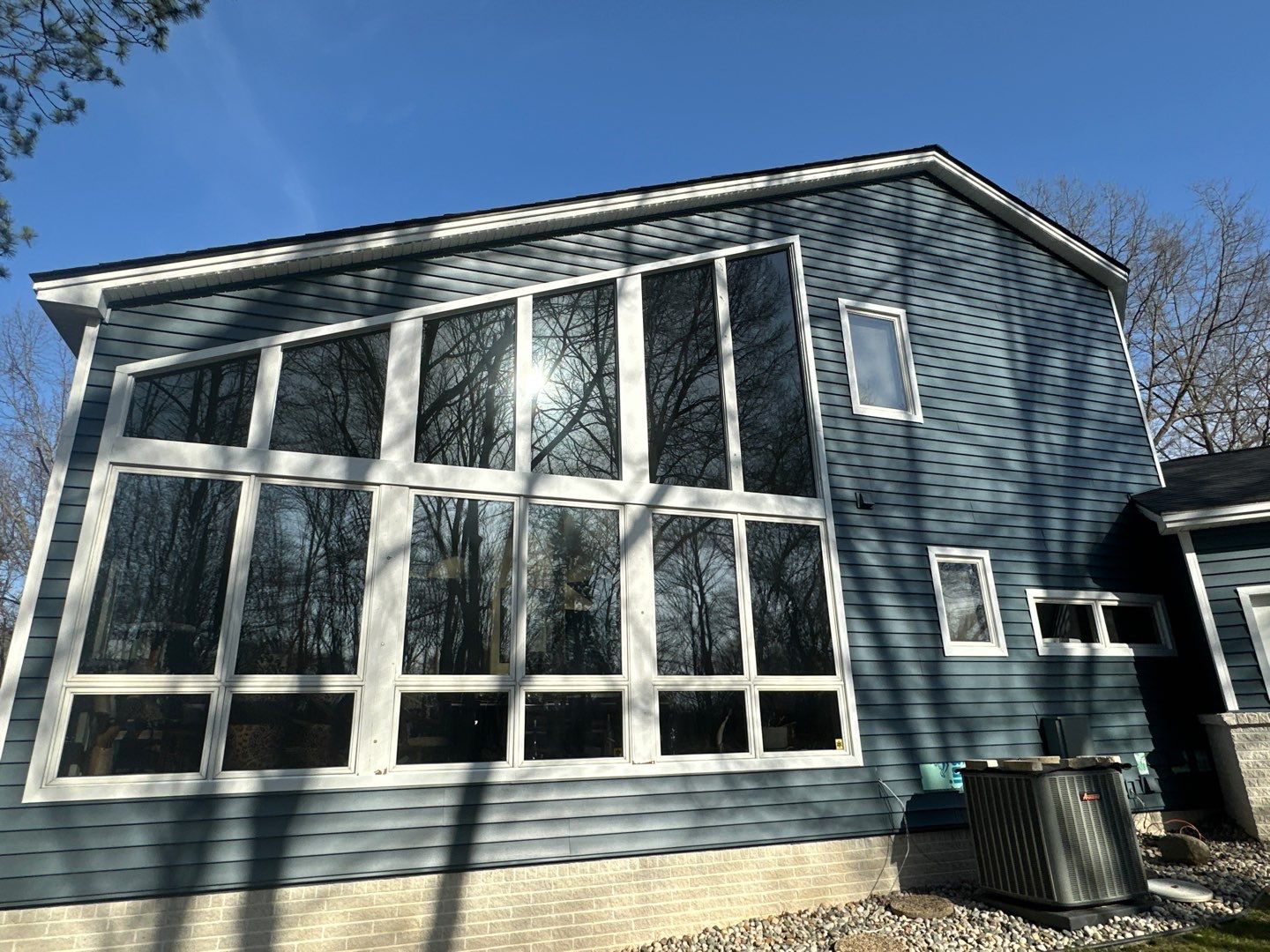 Siding Replacement using Certainteed Monogram D5 Pacific Blue by 180 Contractors