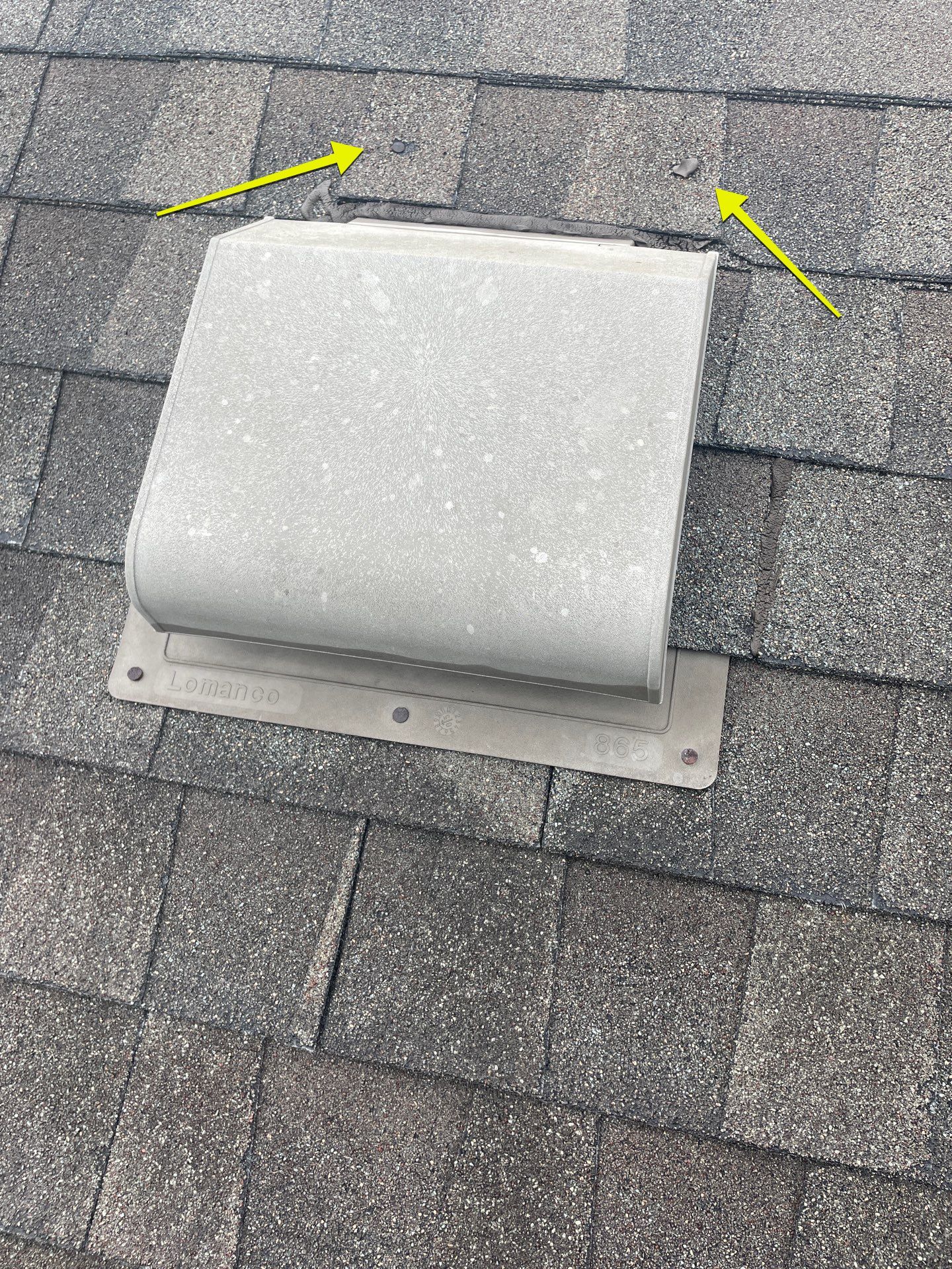 Hail Damage using Owen's Corning Duration (Lifetime) Shingles by Roof Repair Company