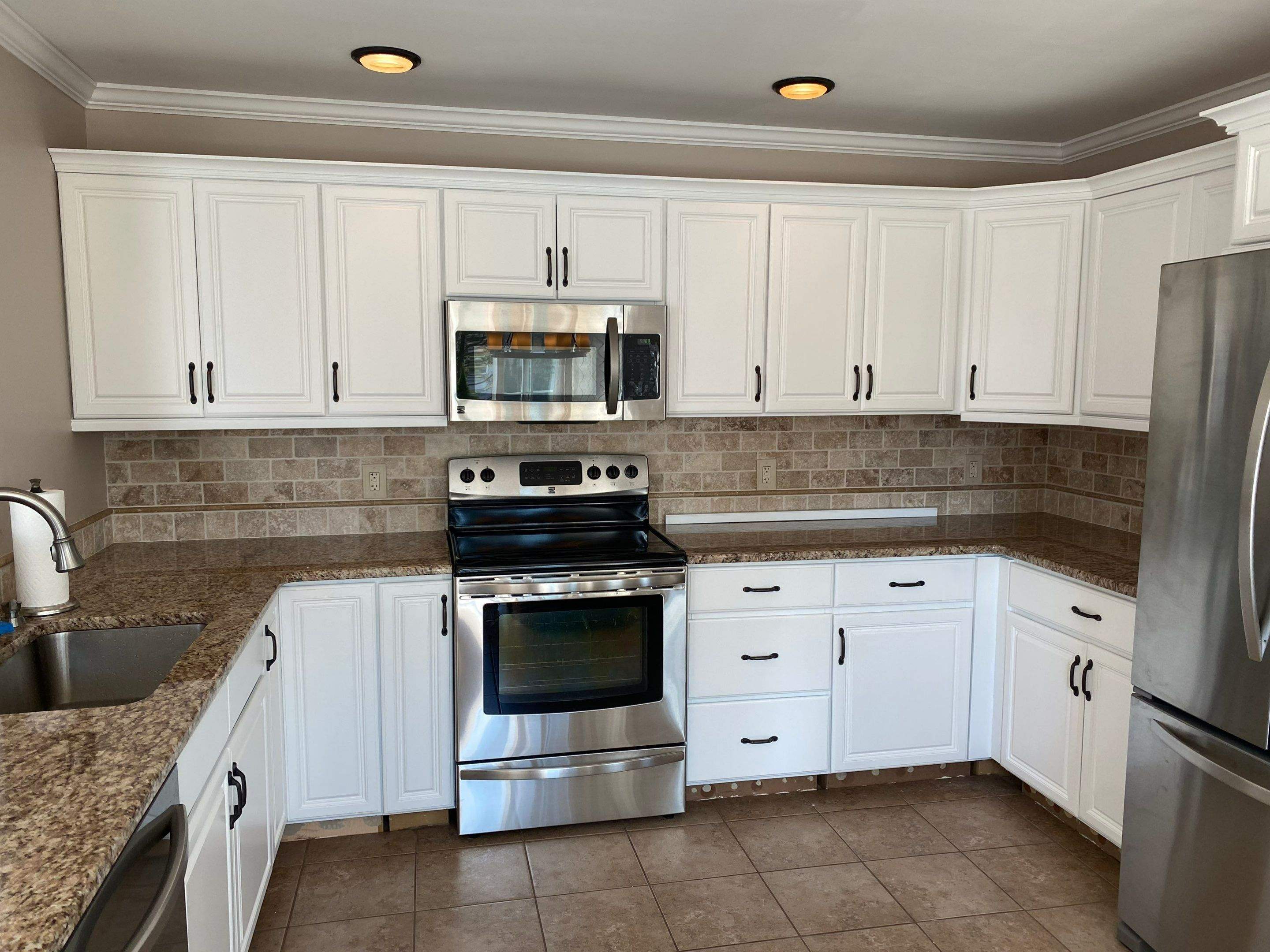 High End Kitchen Cabinet Painting by Ryan Amato Painting LLC and Lehigh Valley Epoxy