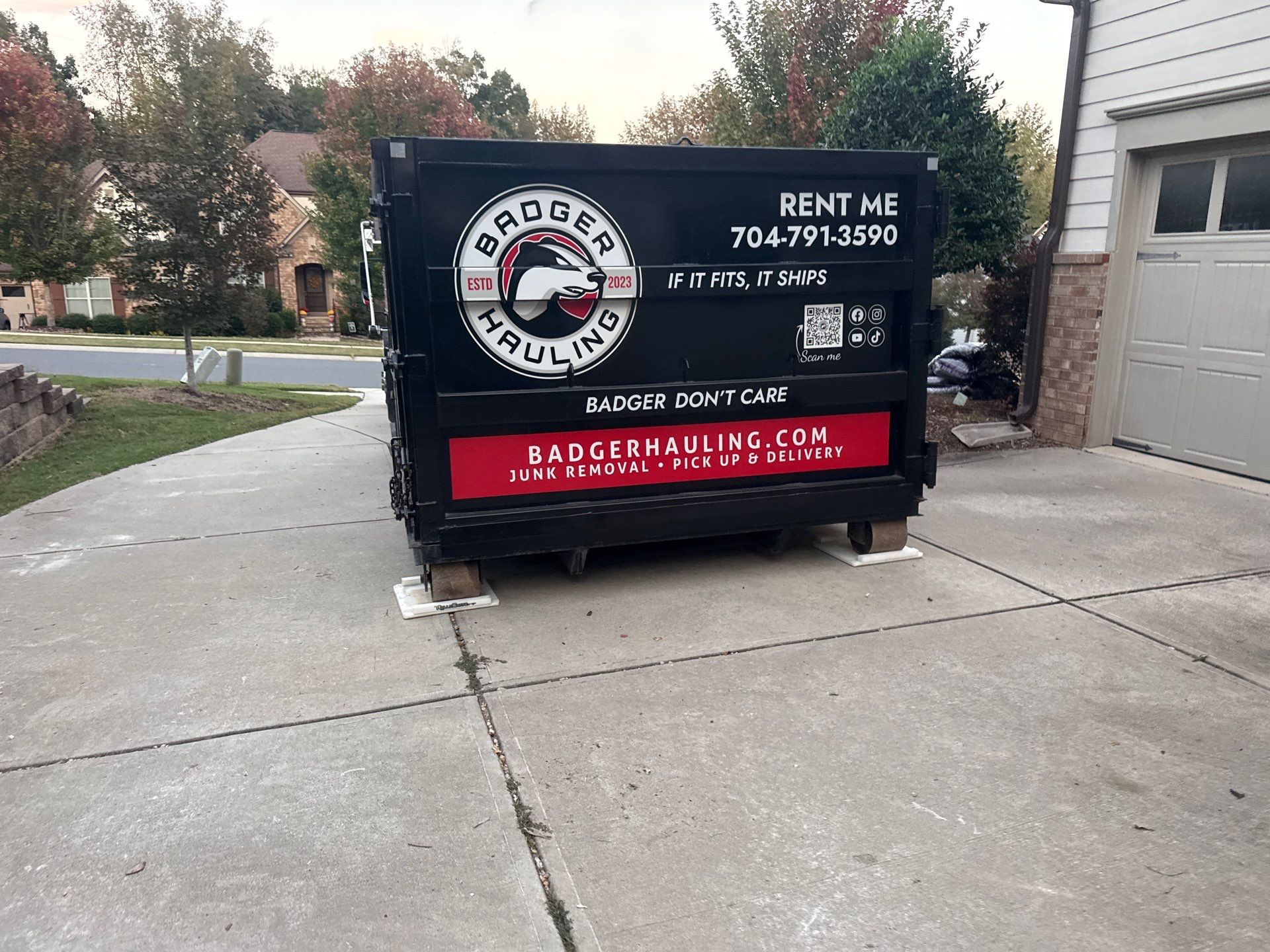 Project in Waxhaw by Badger Hauling