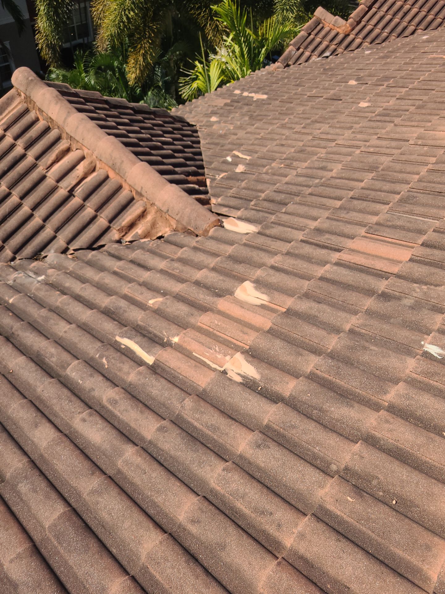 Concrete Tile Roof Repair and Ridge Cap Maintenance in Hypoluxo by Aastro Roofing