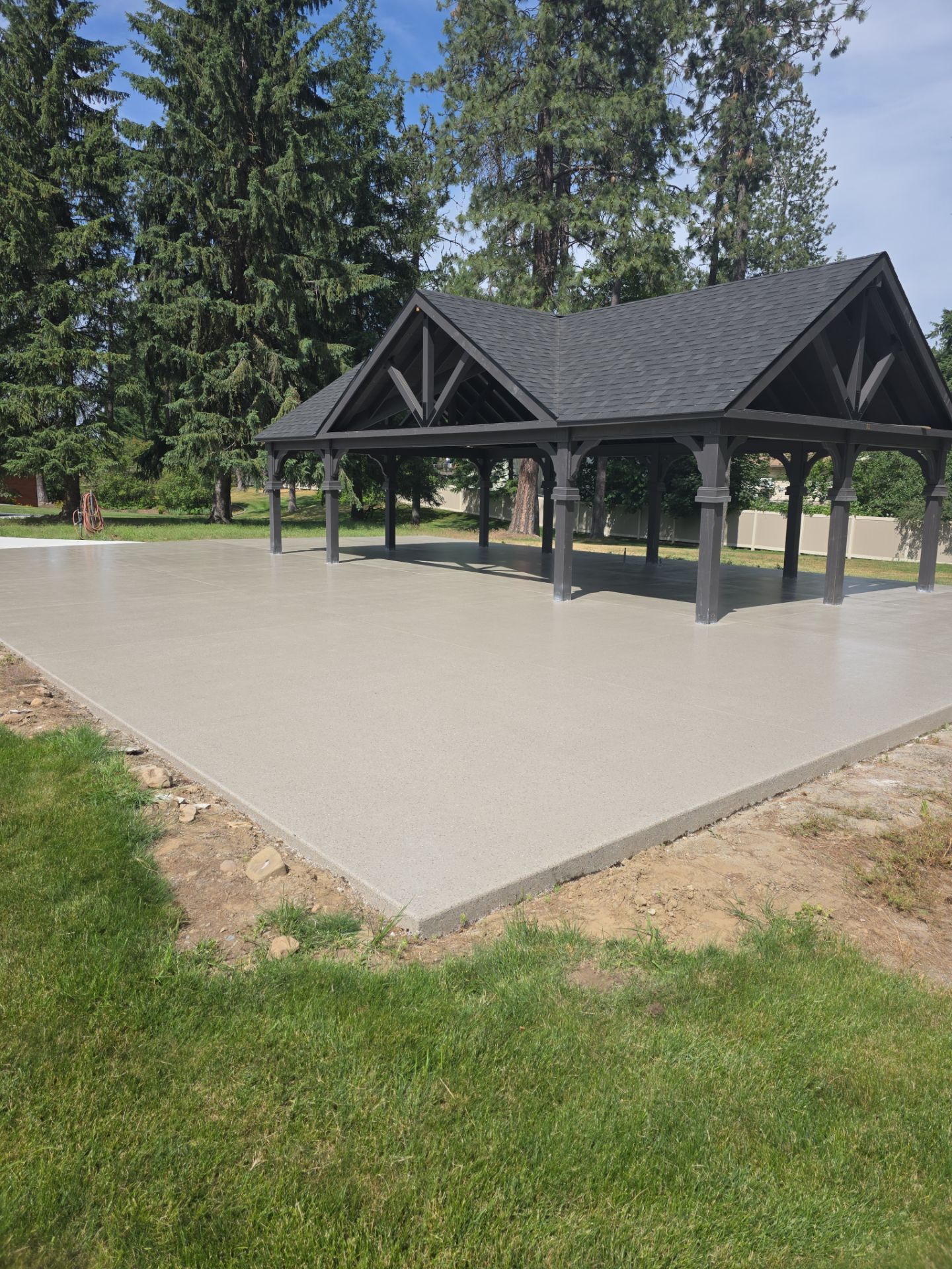 Patio and Pavilion Transformation with Armadillo   by Croc Coatings, LLC