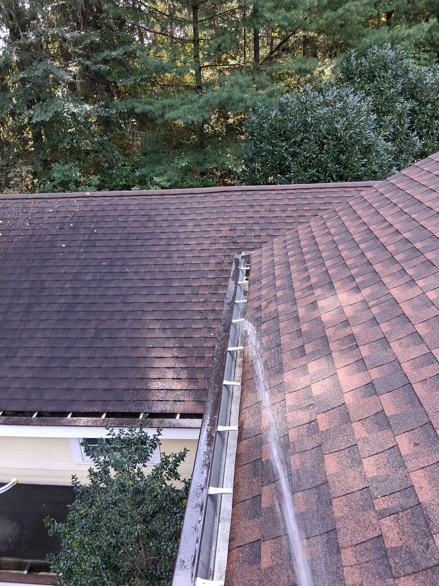 Gutter and Downspout cleaning in Montville New Jersey 07045 by NJ Home Maintenance Services