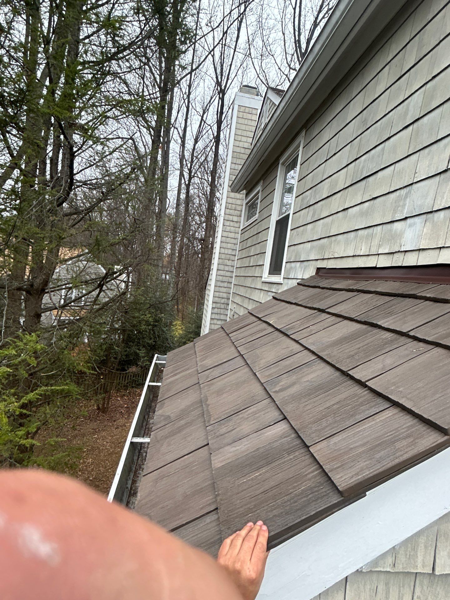 Reston :  Residential Roof Replacement with Brava Synthetic Cedar Shake Class C Natural  by RM Banning, Inc.