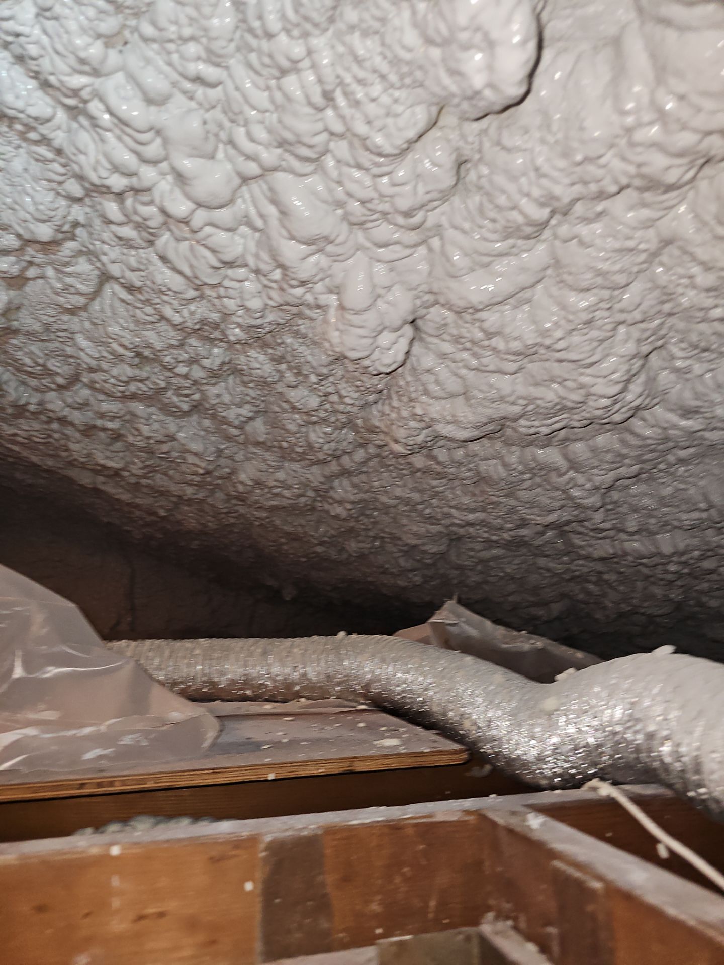 Basement Exterior Walls using Closed Cell Spray Foam by NYS Foam & Energy