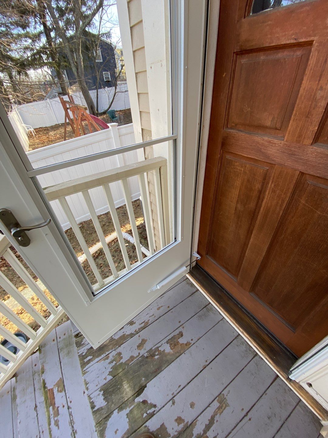 Storm Door Replacement using Larson Storm Door by Sensible Home Solutions