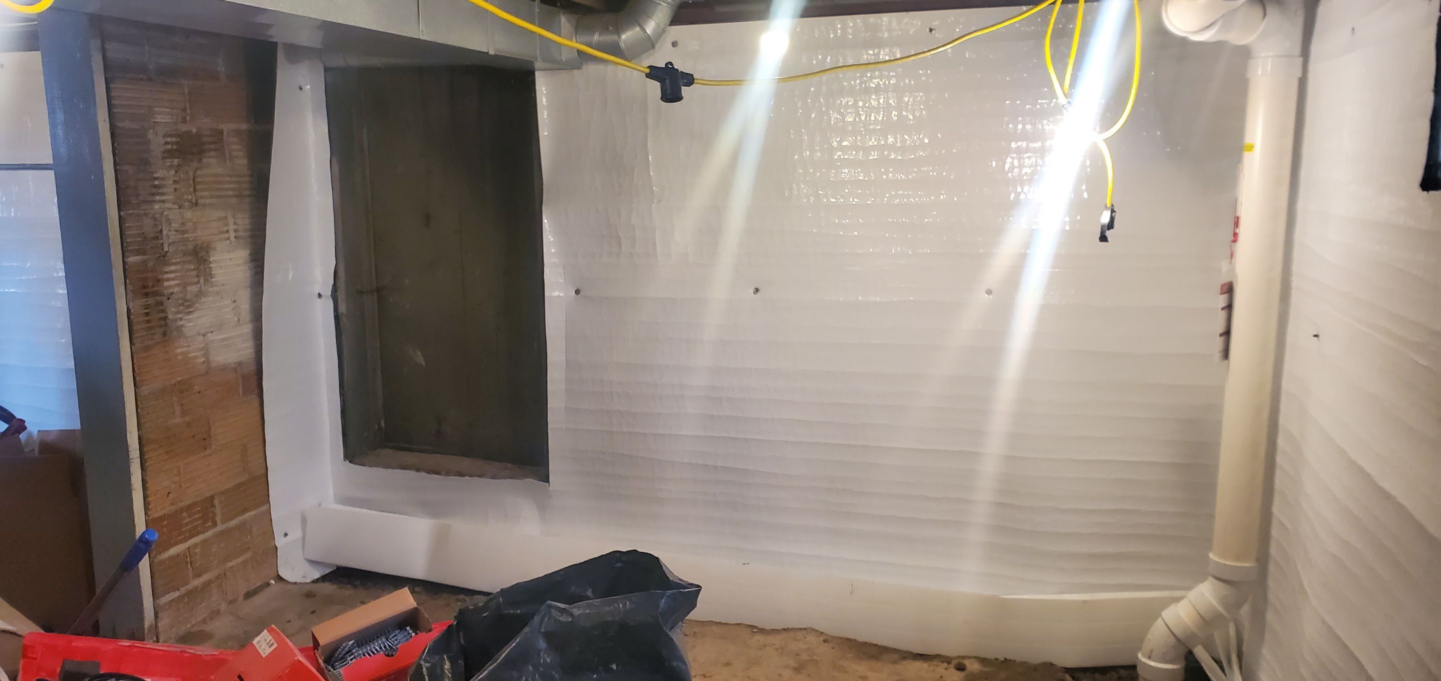 Interior Basement Waterproofing System using GrateDrain Waterproofing System by Toledo Basement Repair 