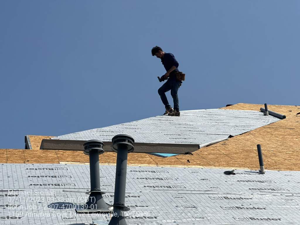 Project in Lewisville by Zeus Exteriors