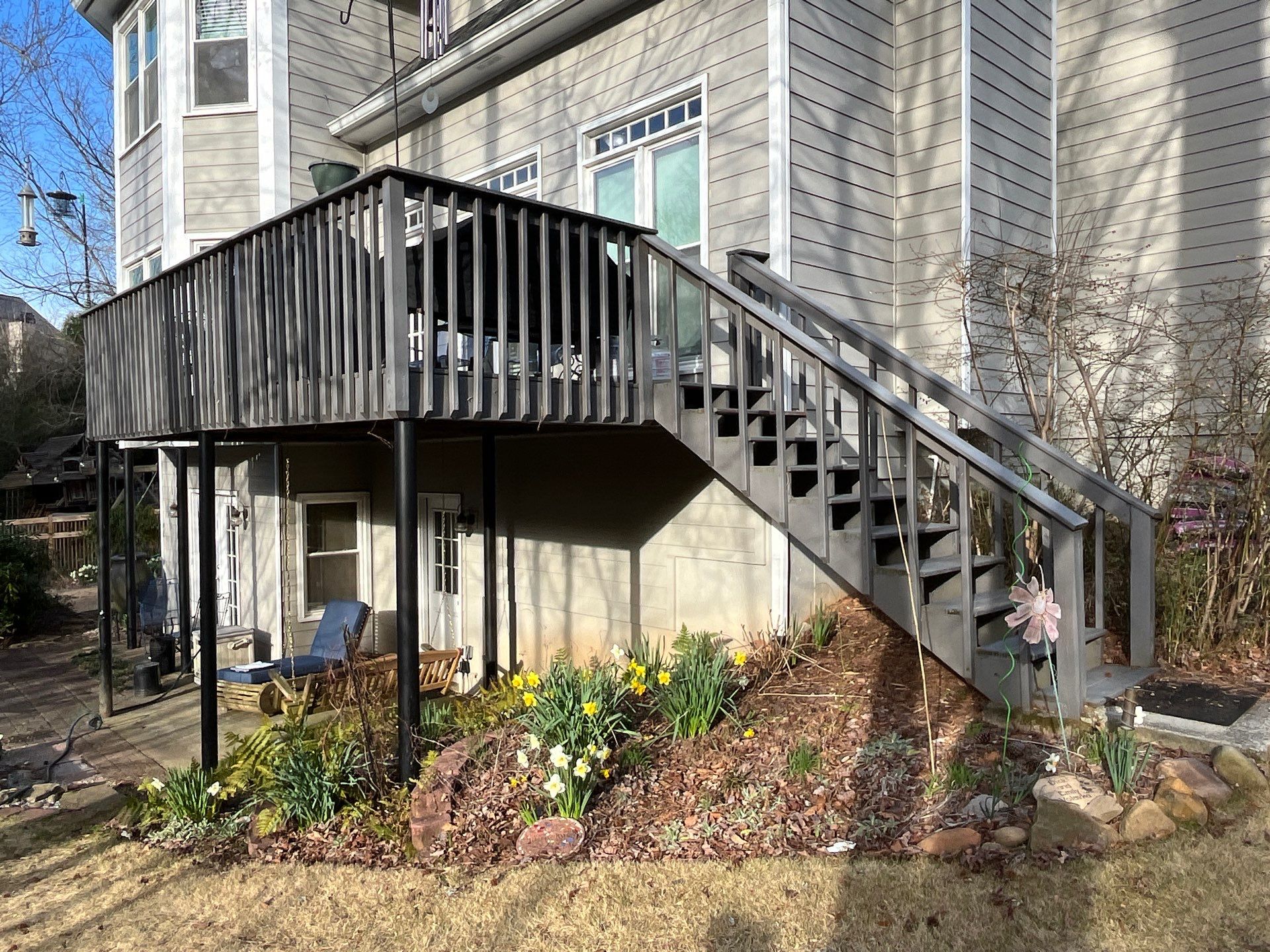 Trex Deck Build and Under Deck Install in Peachtree Corners, GA by Nelson Exteriors 