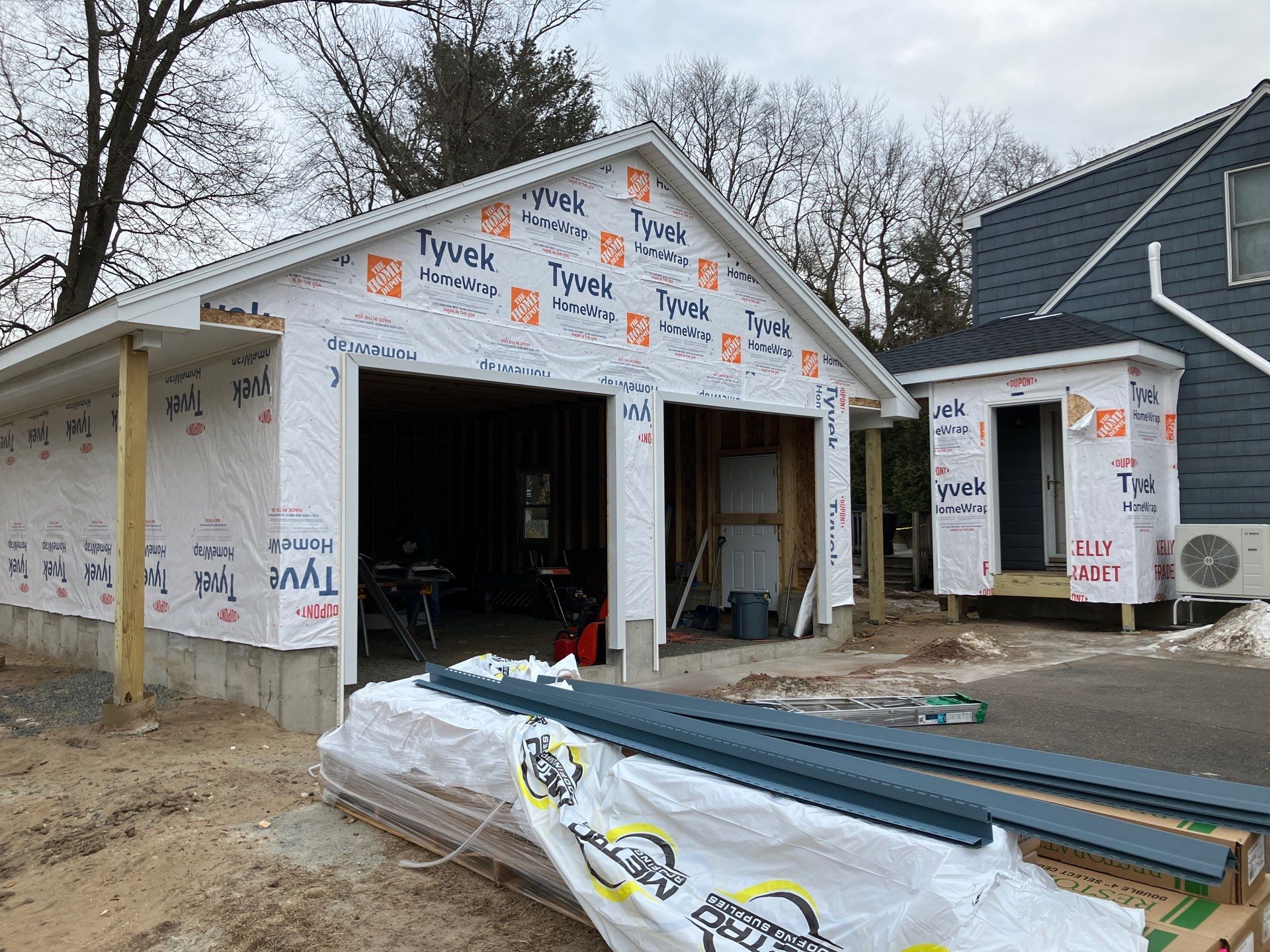 Addition: Garage by Ace Carpentry LLC