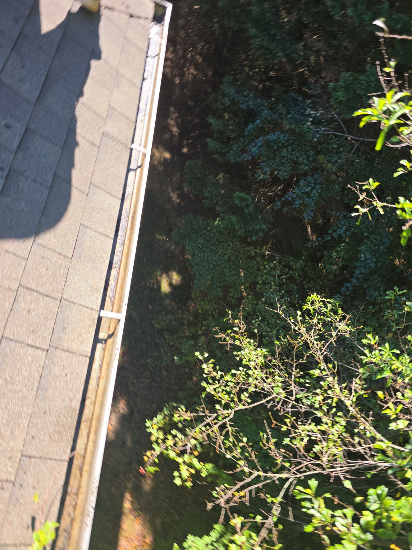 Commercial gutter cleaning Gastonia, NC after photo with clean gutters