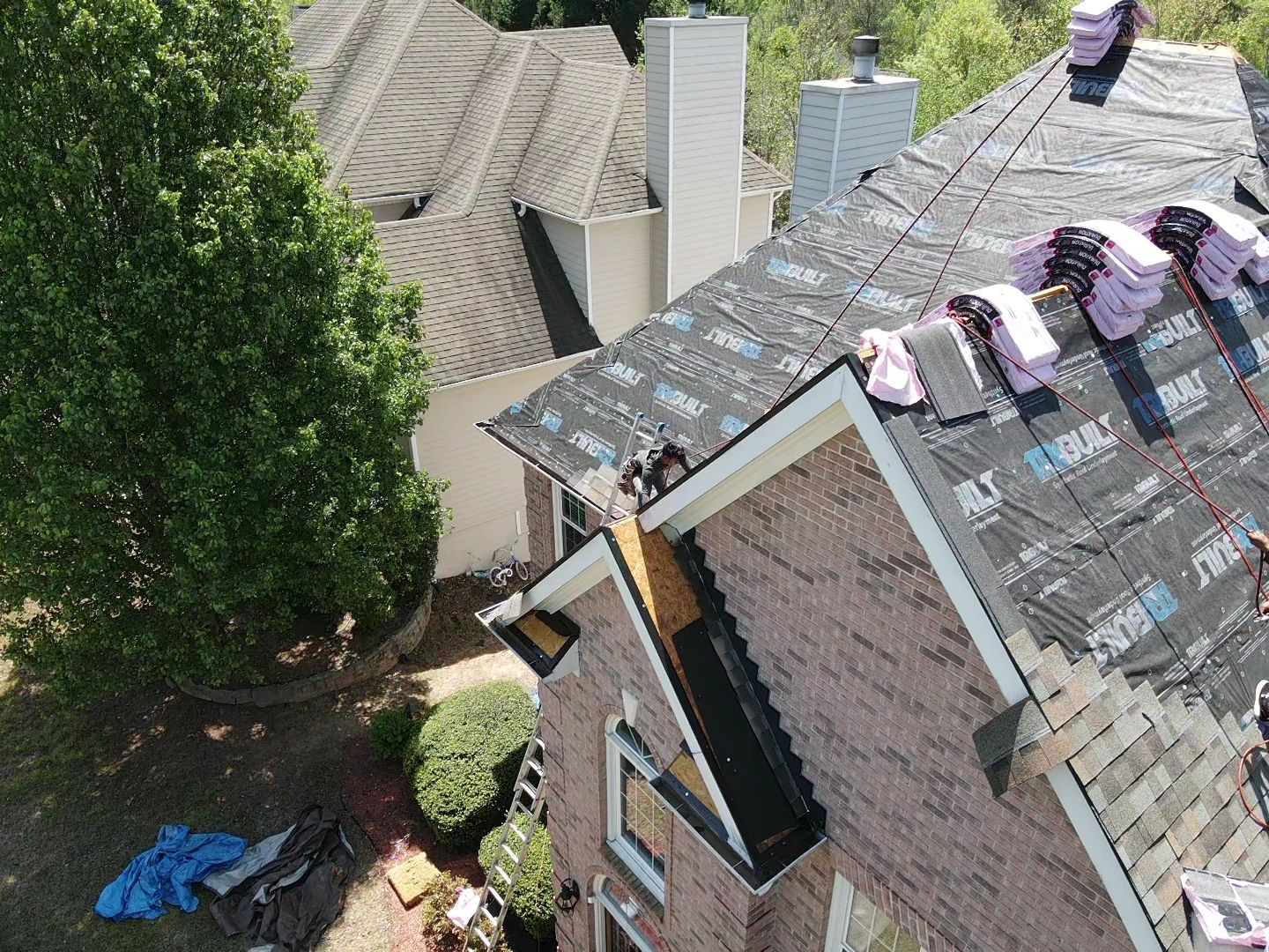 Residential Roofing Installation using Owens Corning by Inspector Roofing and Restoration