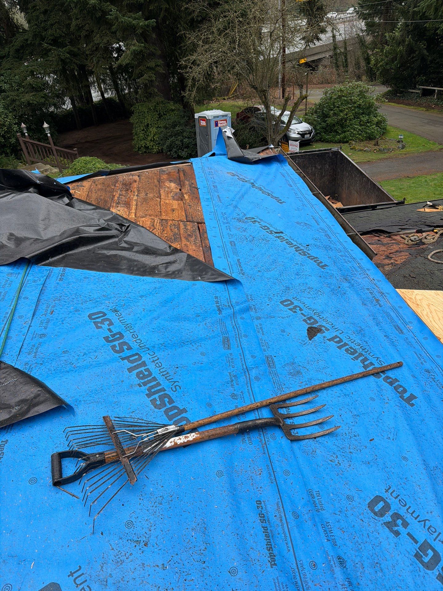 Residential Roofing Installation using GAF UHDZ Shingles by Roofing Formula LLC
