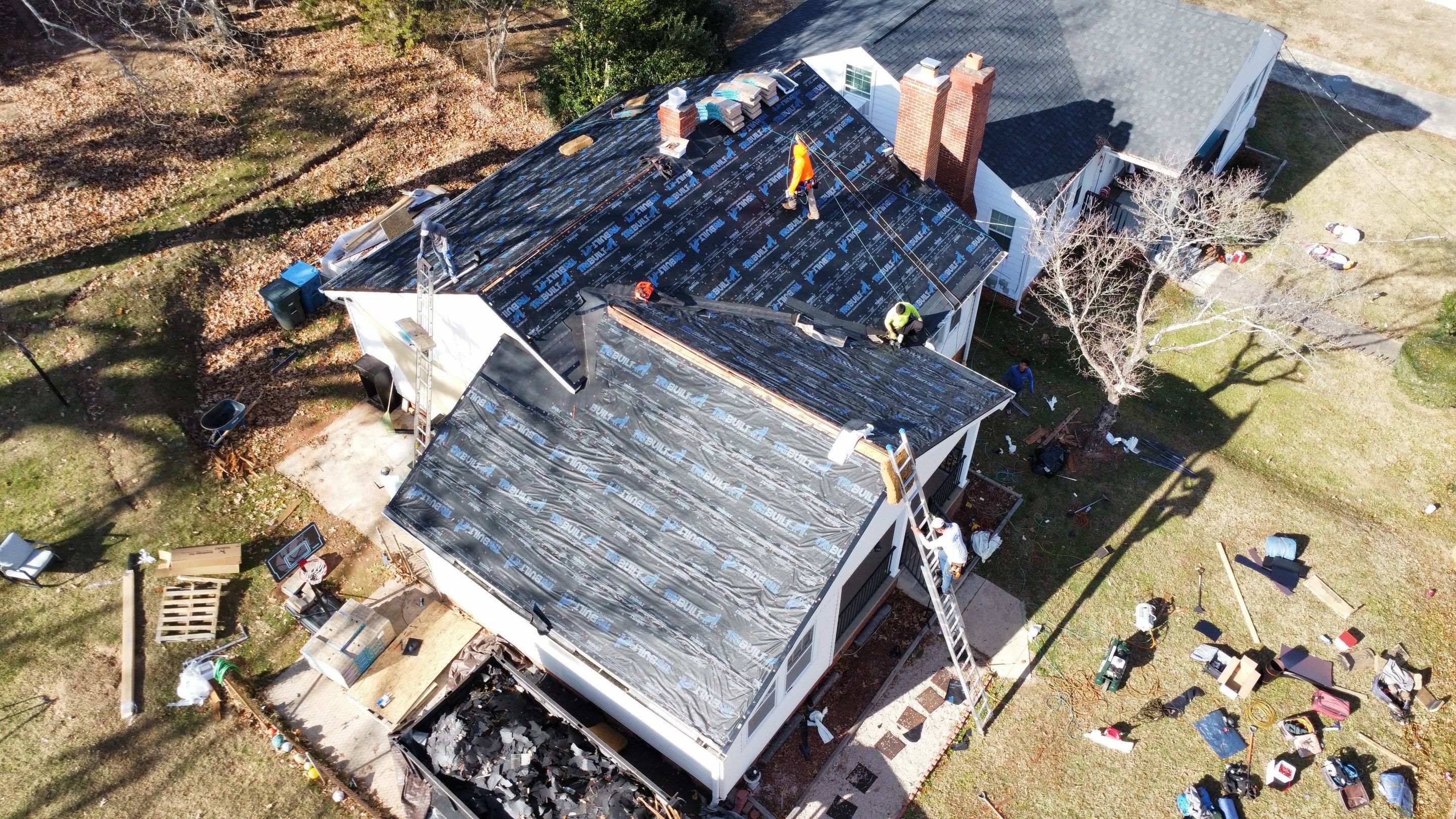 Roof replacement by hail damage by Just Brilliant Restoration JBR
